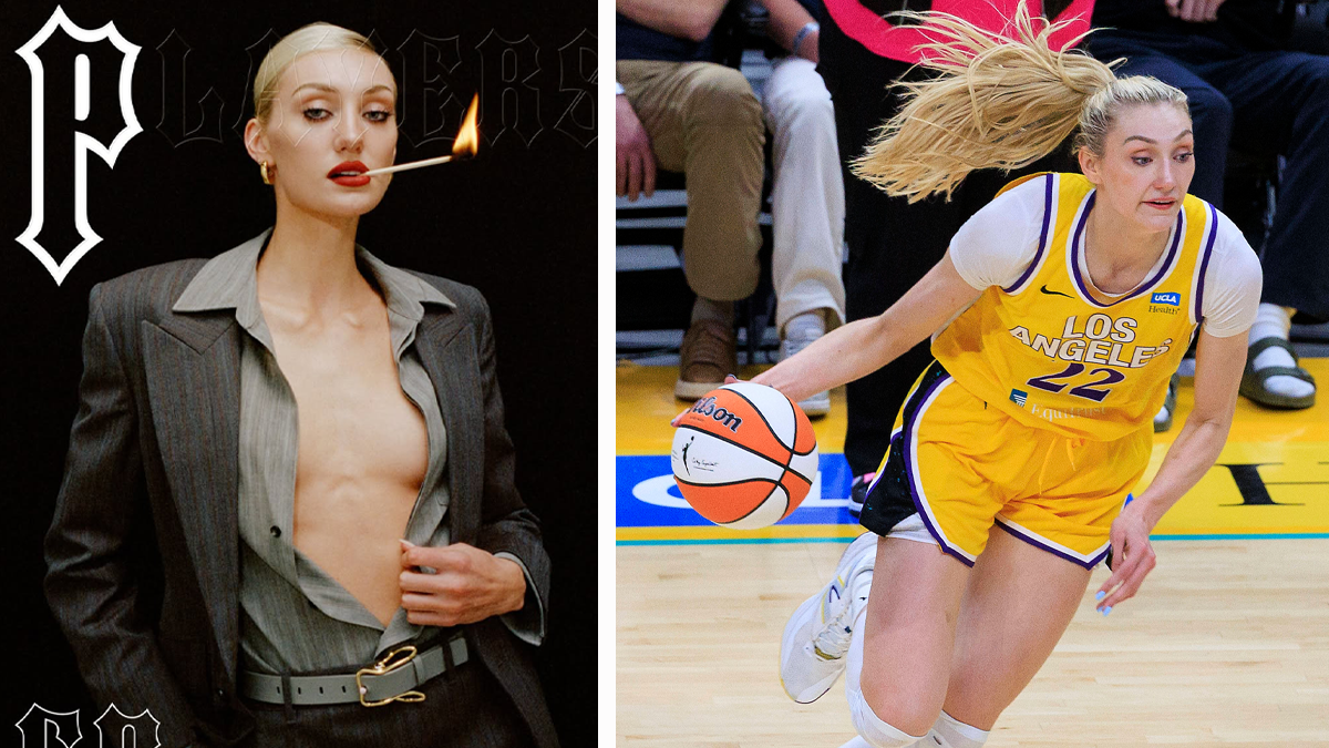 Cameron Brink sorgt auch neben dem Platz für Aufsehen.