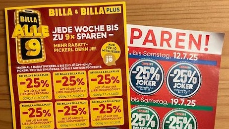Was sich bei den 25-Prozent-Rabattpickerln jetzt geändert hat