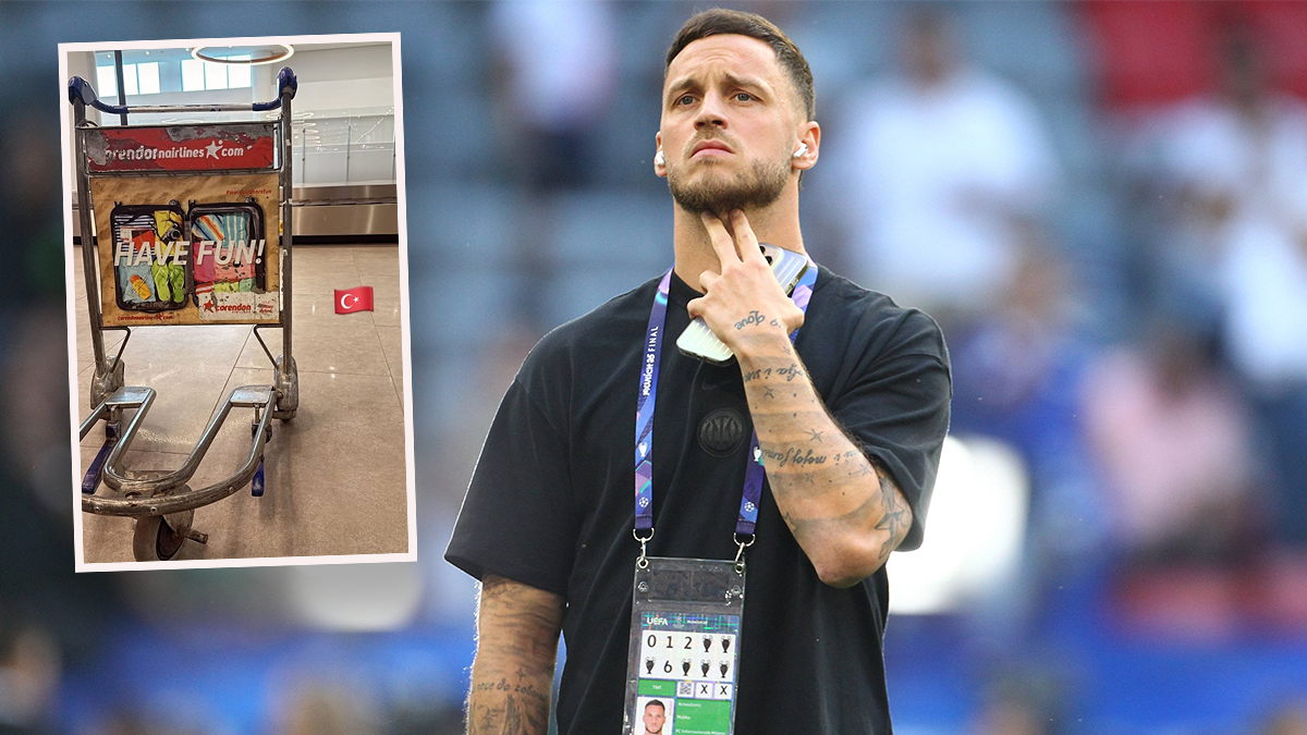 Österreichs Fußball-Star Marko Arnautovic ist in Istanbul. 