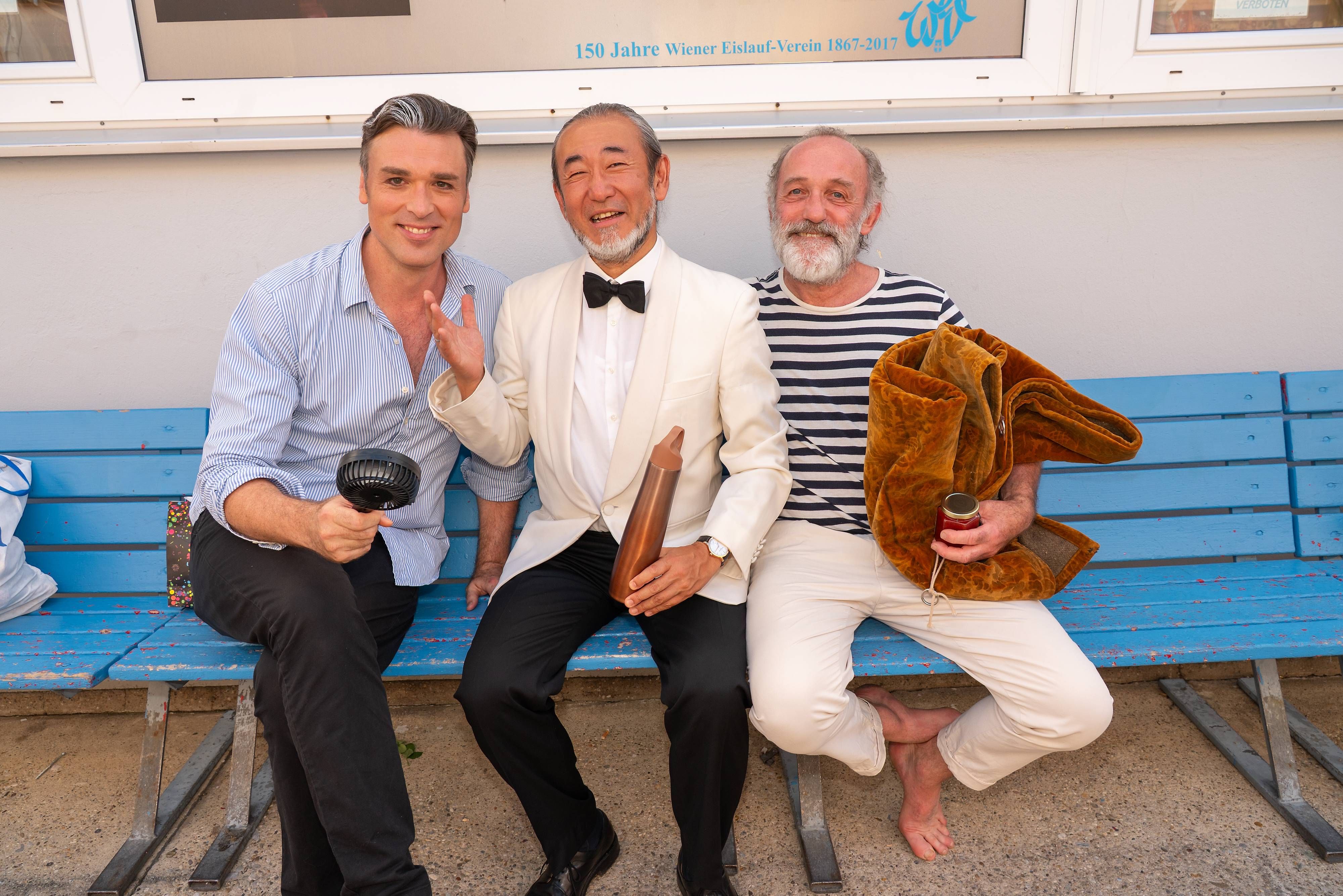 Thomas Weinhappel, Joji Hattori und Karl Markovics bei der 