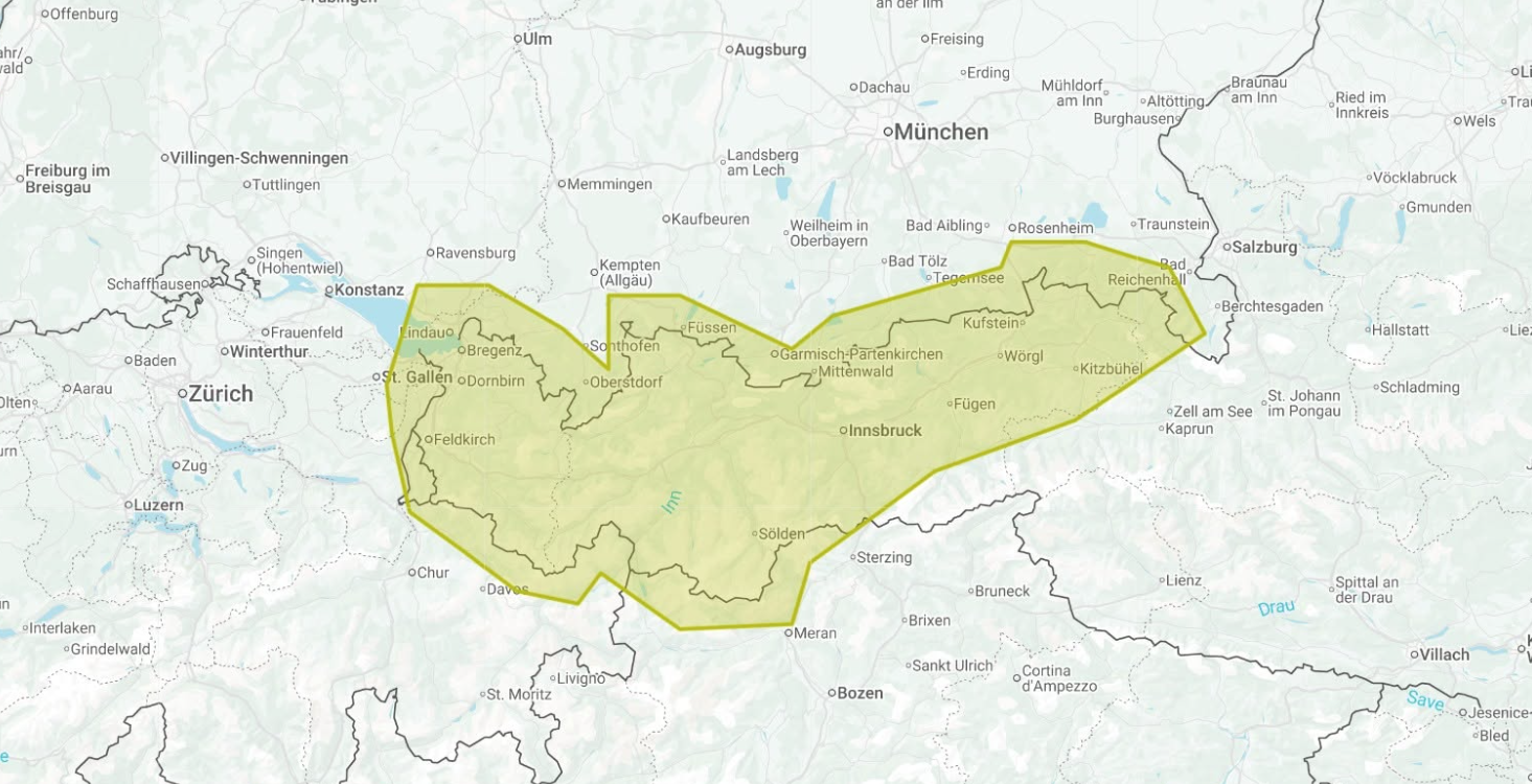 Vor allem im Westen des Landes ist mit kräftigen Gewittern zu rechnen.