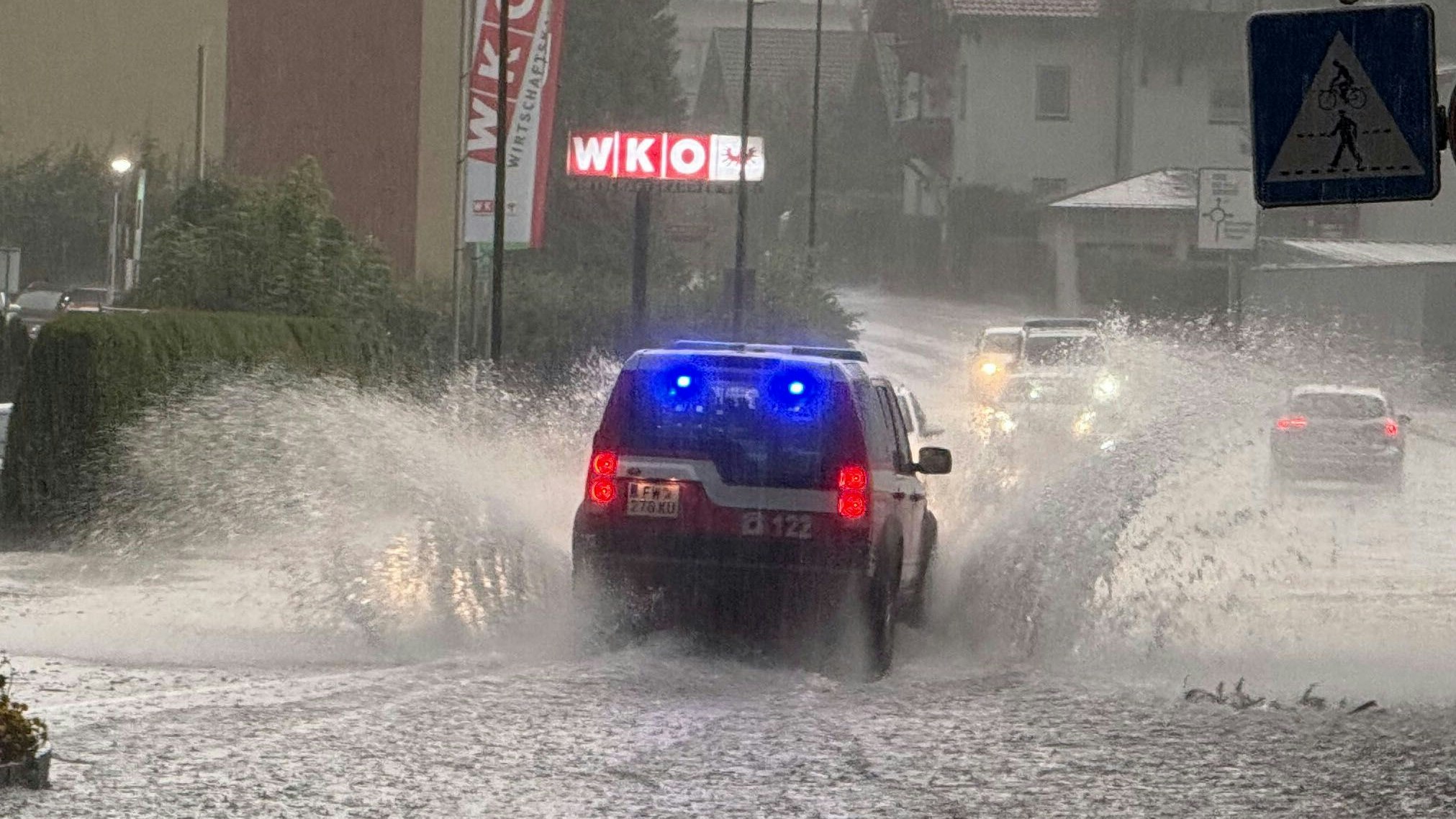 Heute.at - Wieder Unwetter – hier geht jetzt Sintflutregen nieder