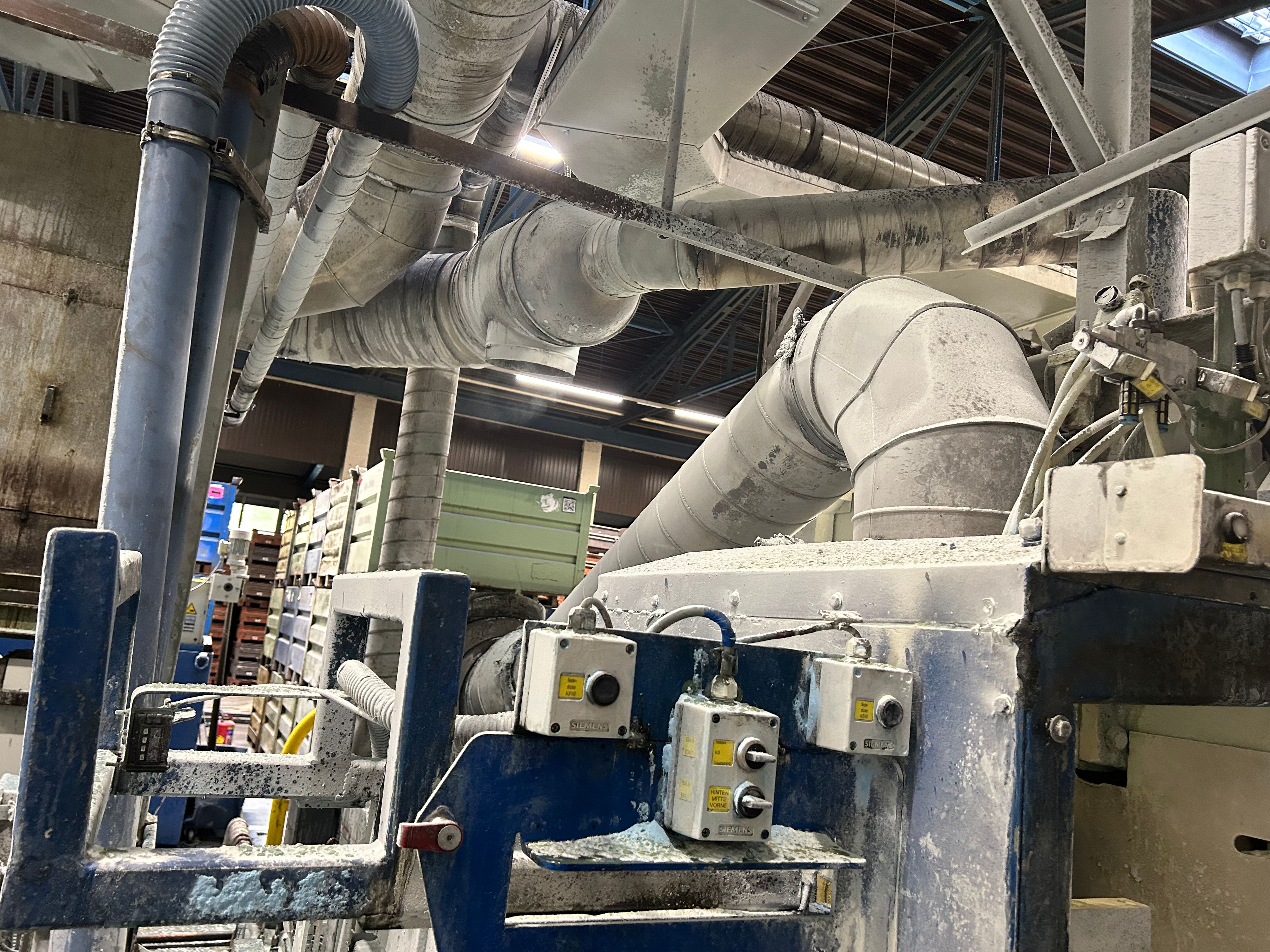 Die Kaltwalzanlage fing an zu brennen.