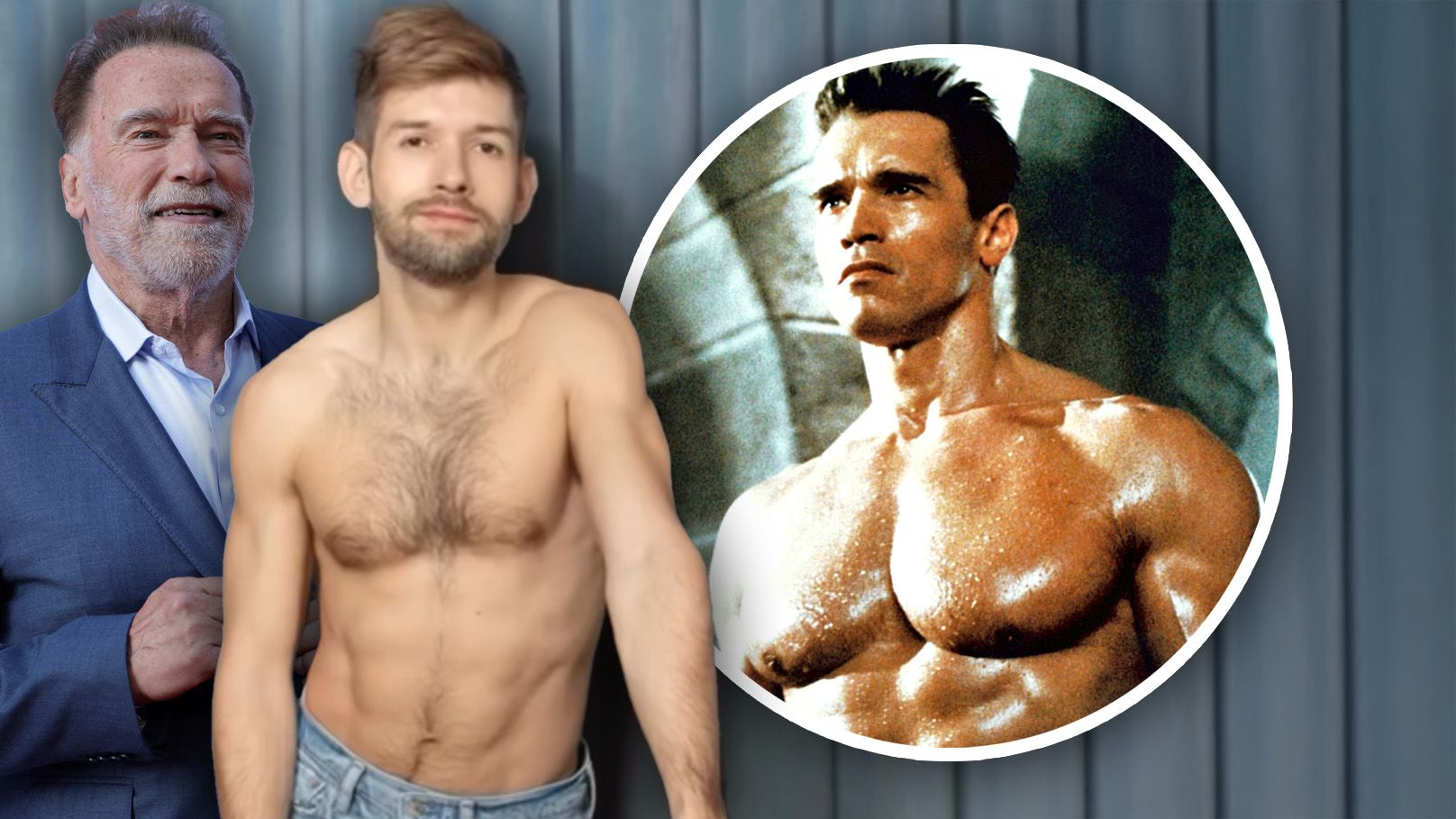 Michael Buchinger nutzt die App von Arnold Schwarzenegger für seine Muckis.