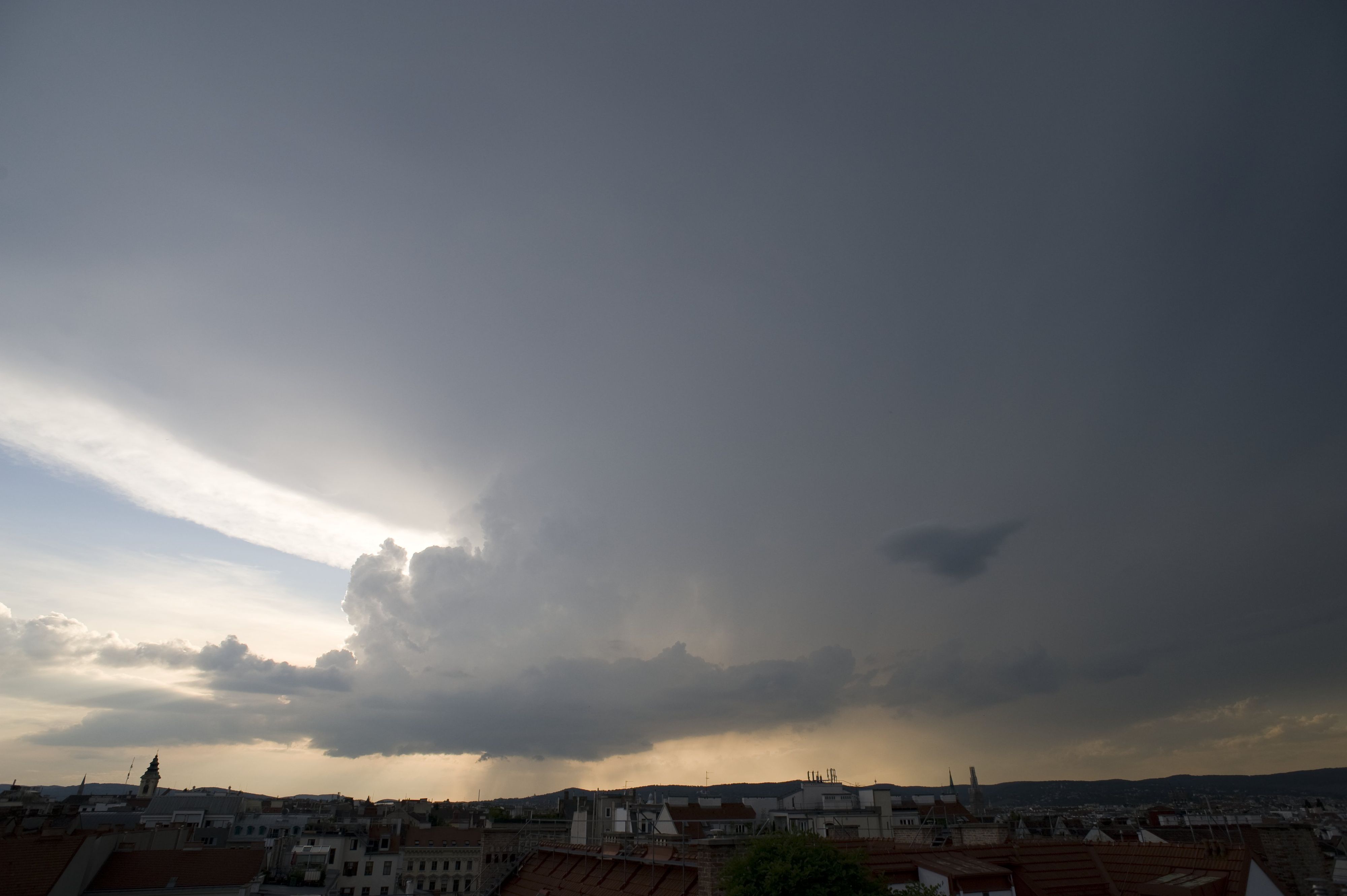 Auch in der Bundeshauptstadt ist mit Gewittern zu rechnen.