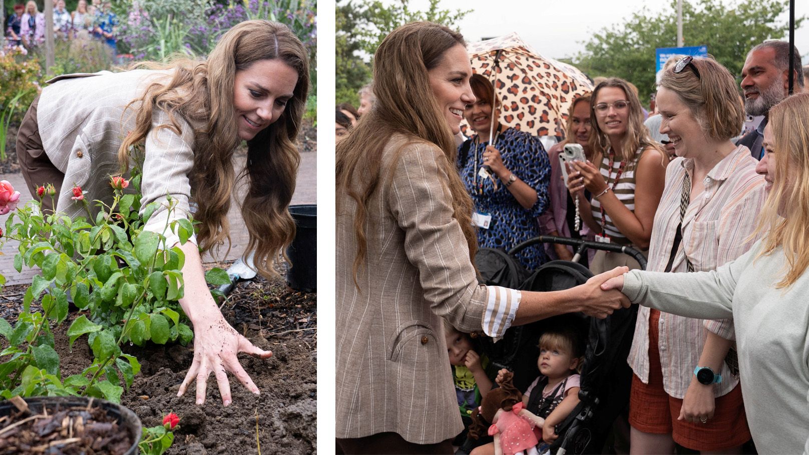 Prinzessin Kate zeigte sich erst beim Garteln und dann mit Fans.