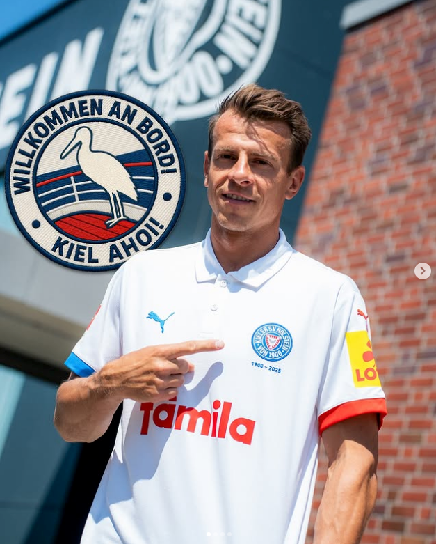 Stefan Schwab kickt heuer für Holstein Kiel.