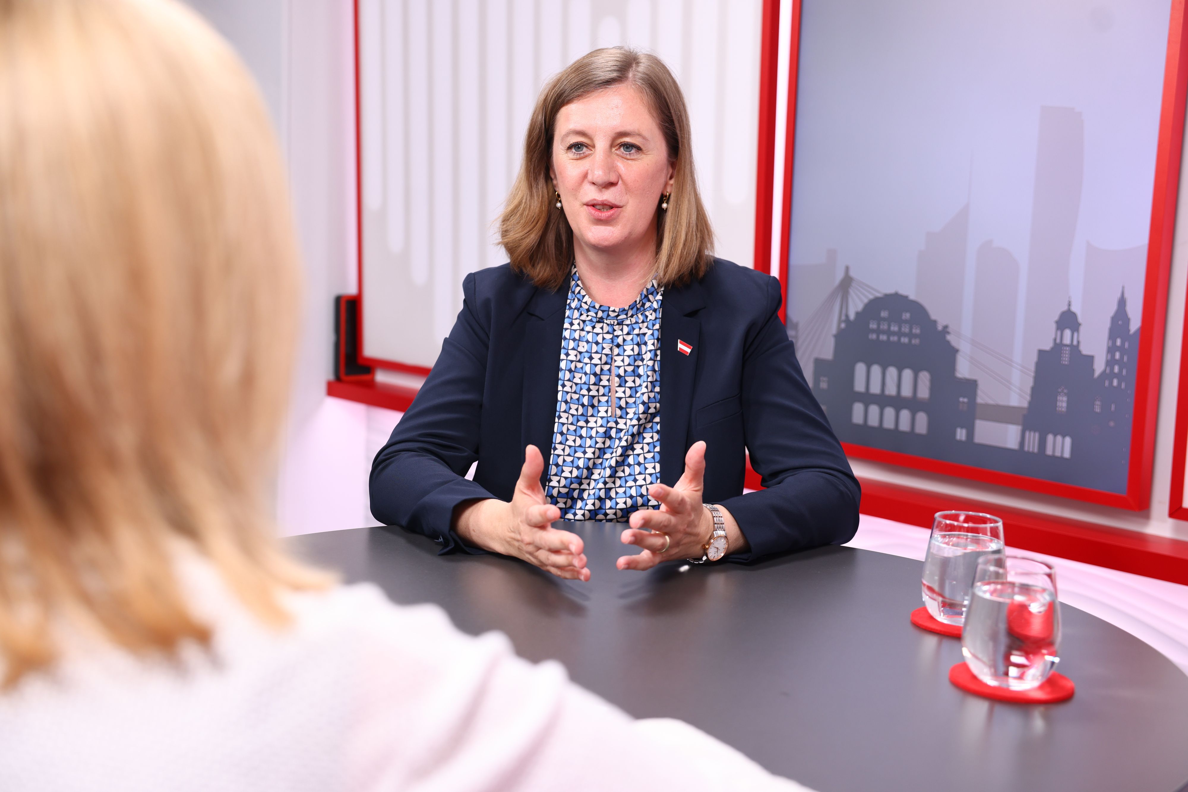 Finanzstaatssekretärin Barbara Eibinger-Miedl (ÖVP) beim 