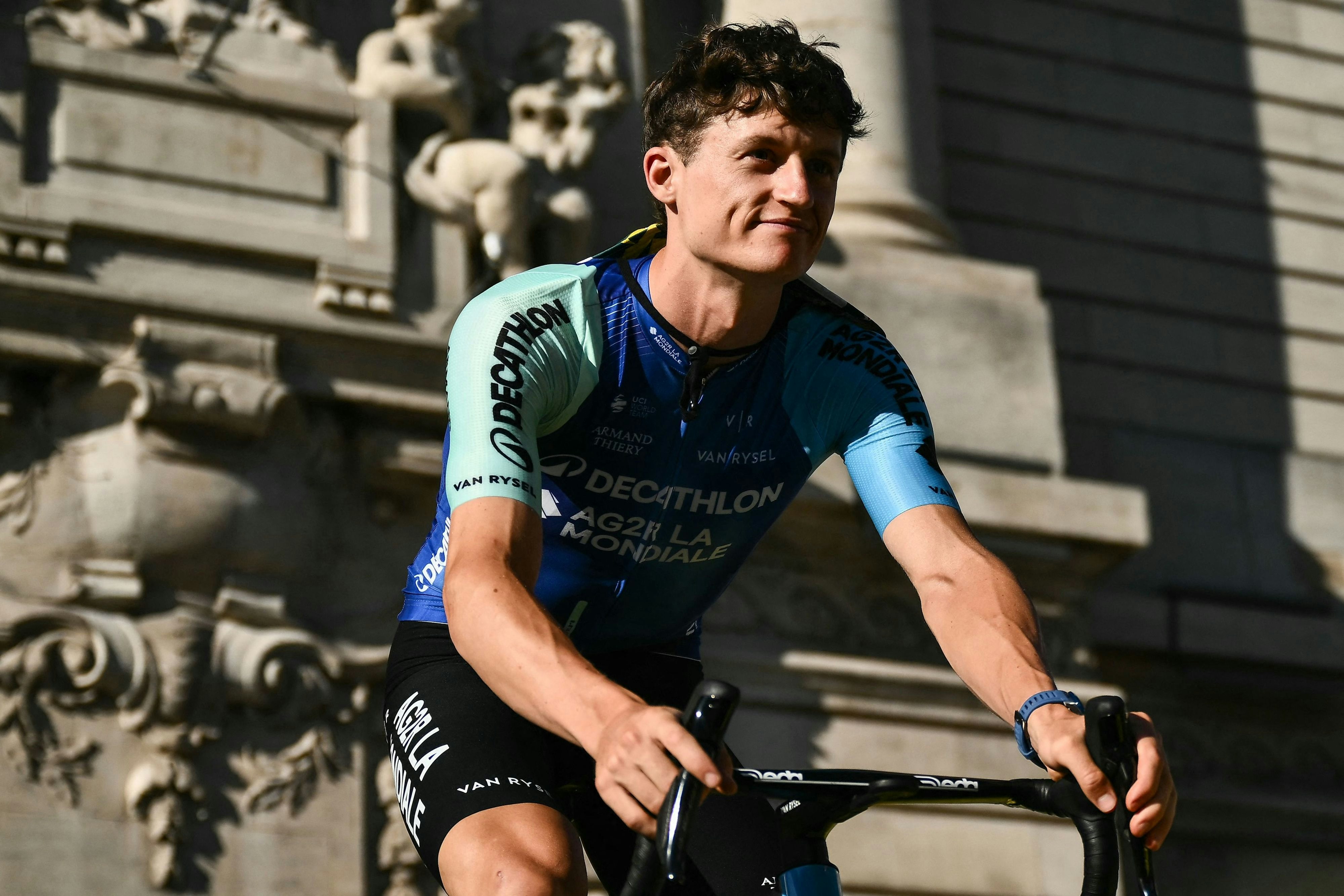 Österreichs Rad-Hoffnung Felix Gall: Der 27-jährige Lienzer wurde 2023 Gesamt-Achter der Tour und führt heuer erstmals sein Team Decathlon als Kapitän an