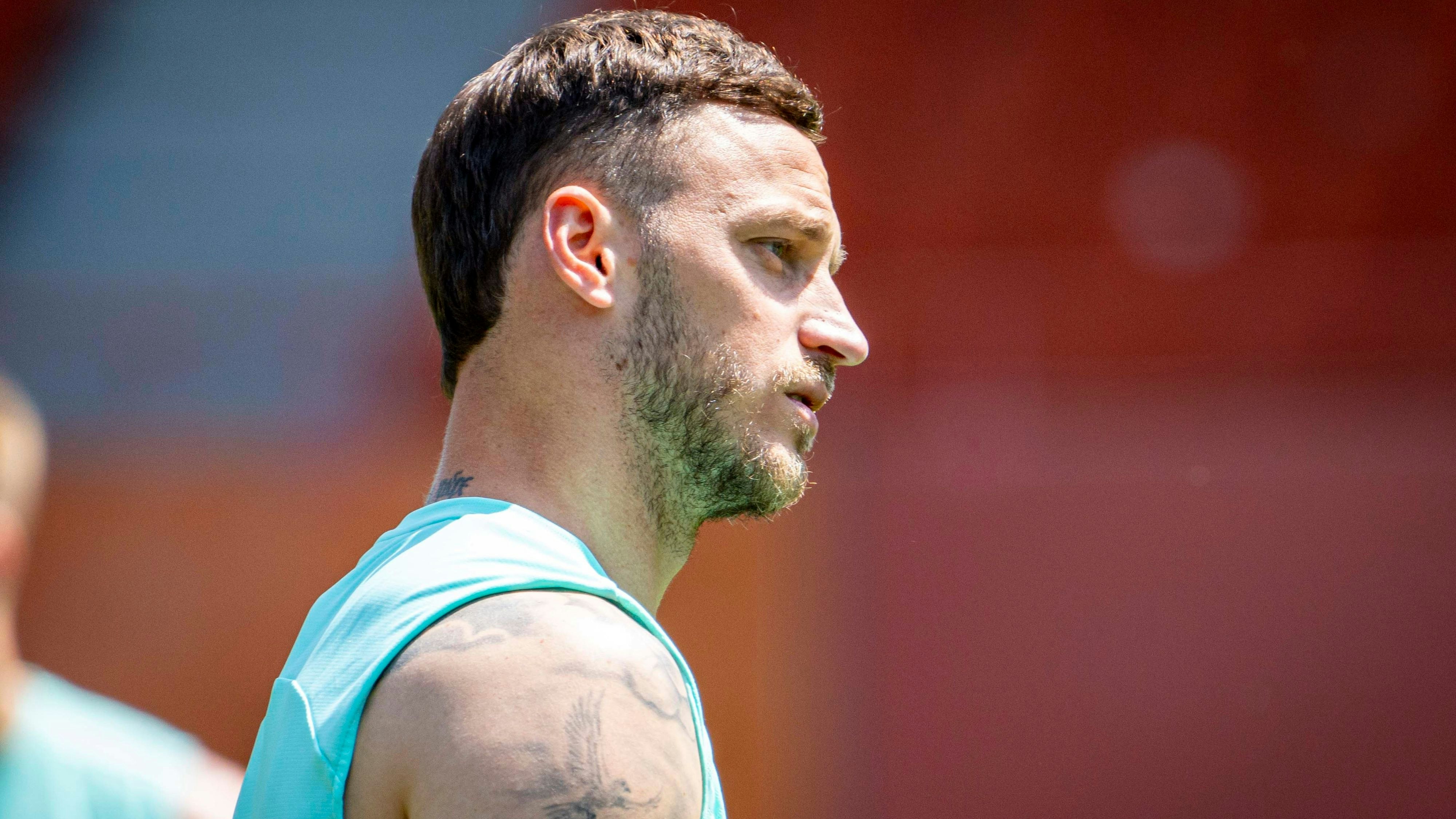 Österreichs Fußball-Star Marko Arnautovic. 
