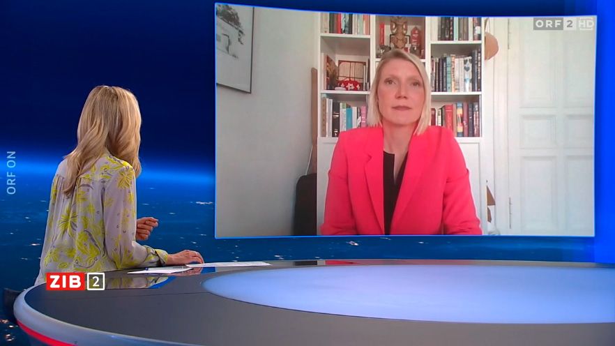 Cathryn Clüver Ashbrook von der Bertelsmann Stiftung erklärte Trumps "Big Beautiful Bill" bei Margit Laufer in der ZIB2.