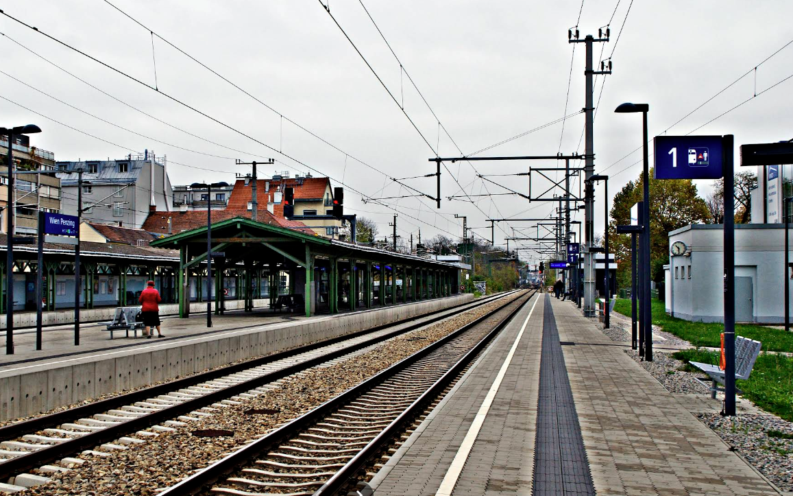 Zu dem Vorfall kam es am Bahnhof Penzing.
