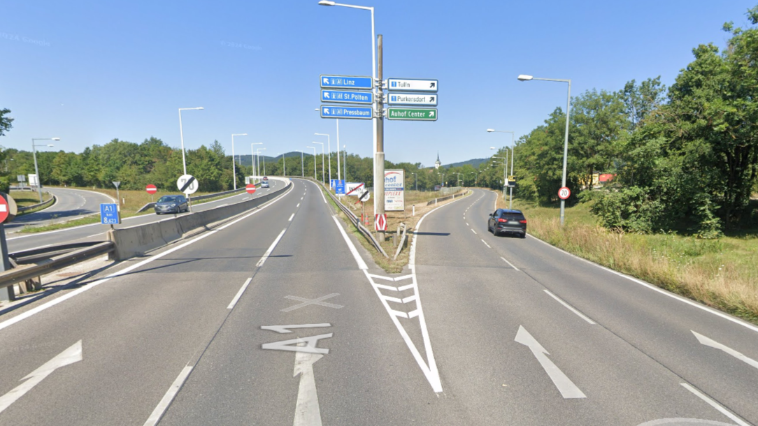 Hier kam es zu dem schrecklichen Verkehrsunfall. 