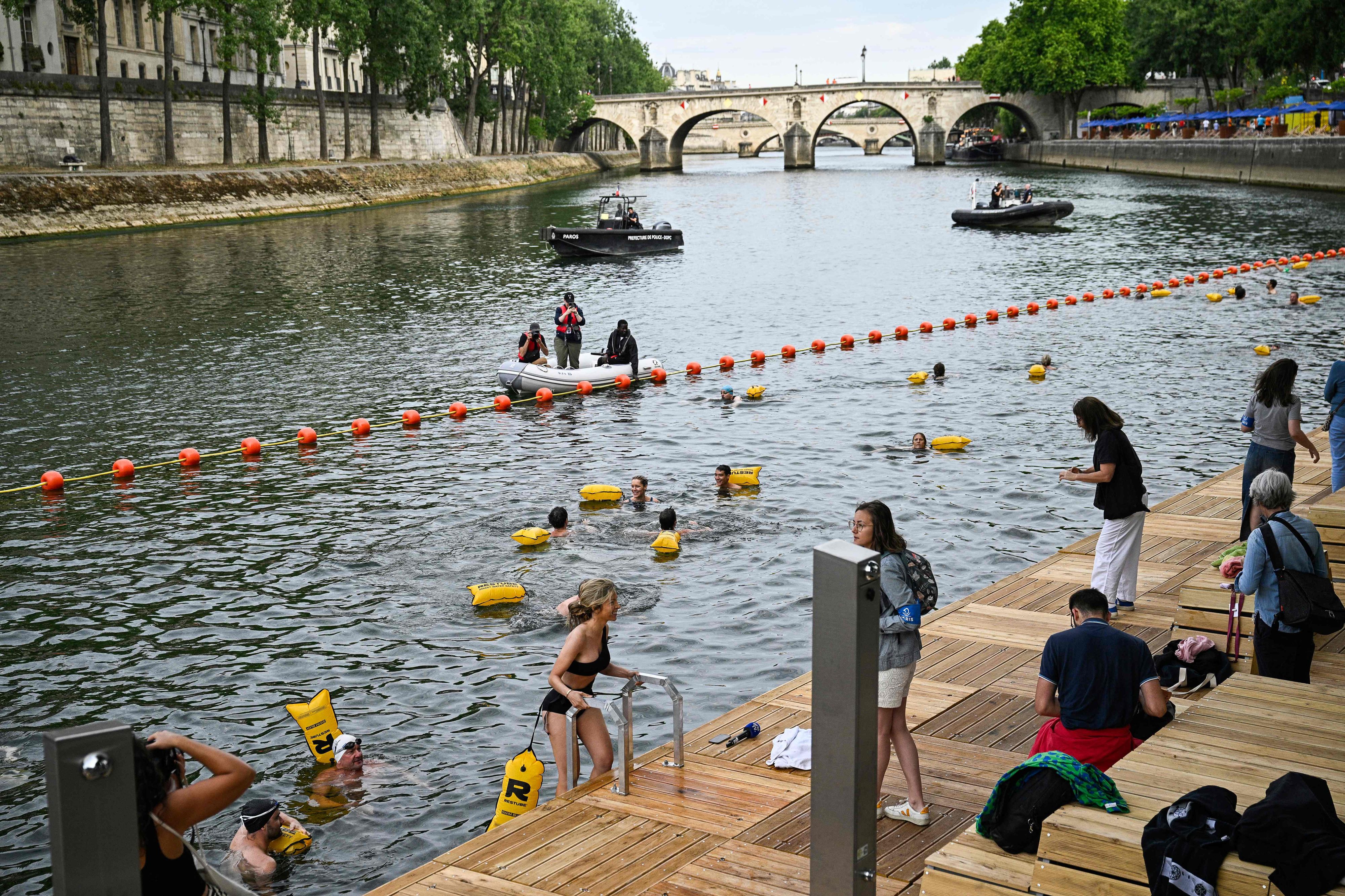 Paris erlaubt jetzt wieder das Schwimmen in der Seine.