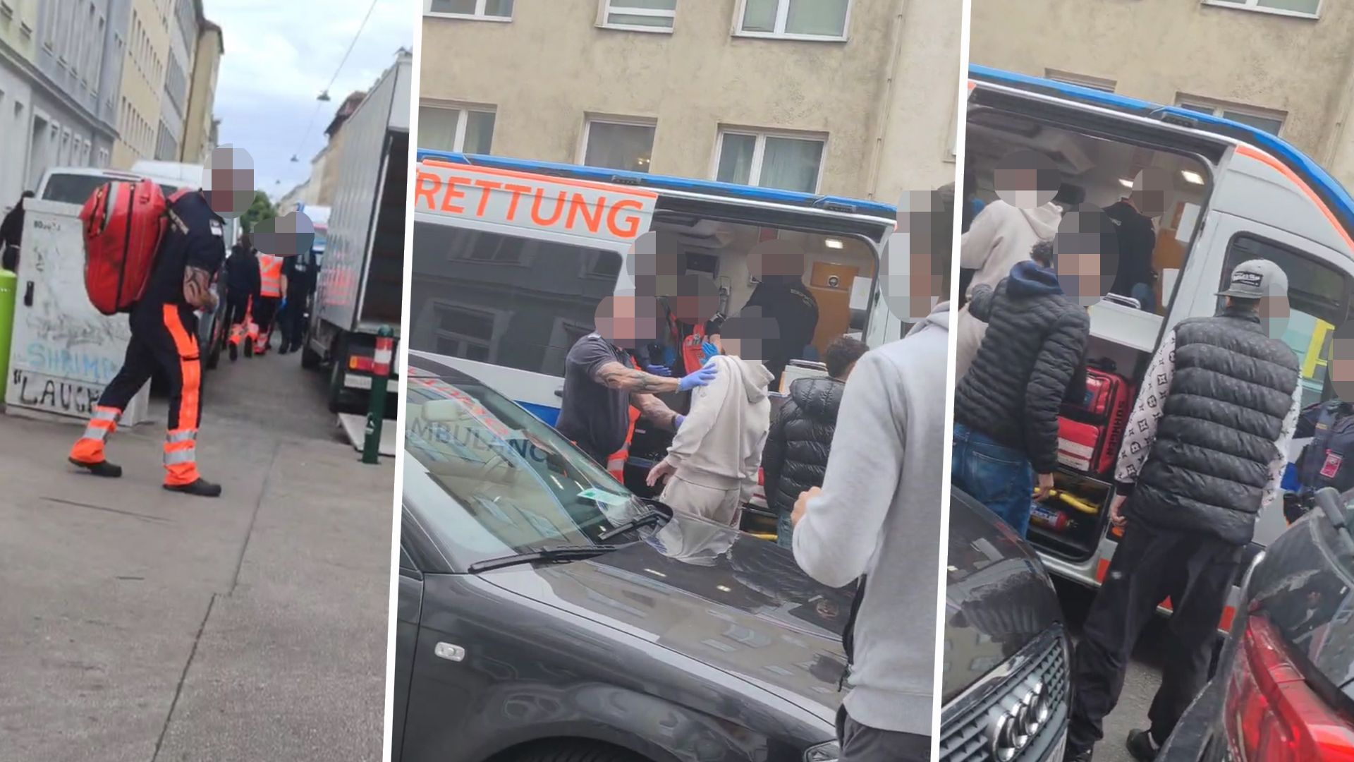 Die Wiener Berufsrettung hatte an jenem Freitagnachmittag in Ottakring alle Hände voll zu tun.