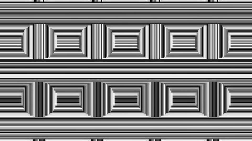 Heute.at - Coffer Illusion – hier siehst du Rechtecke und Kreise