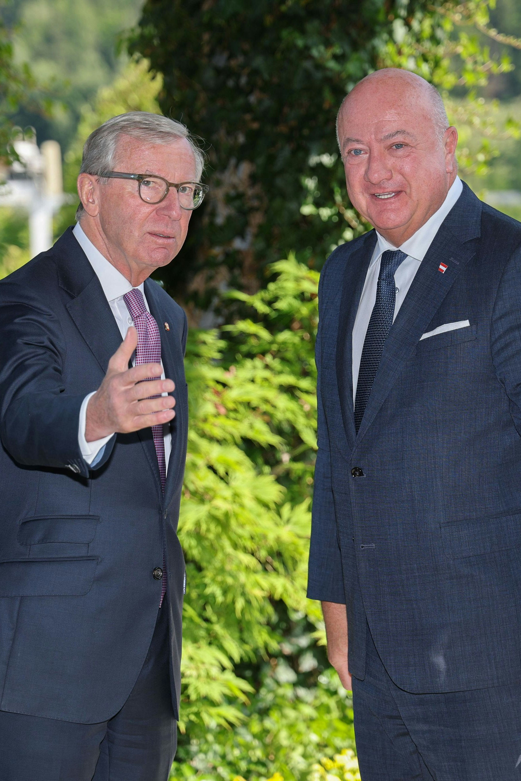 Eine Prise Elon Musk: Kanzler Christian Stocker will Salzburgs Ex-Landeshauptmann Wilfried Haslauer als Reformator gewinnen