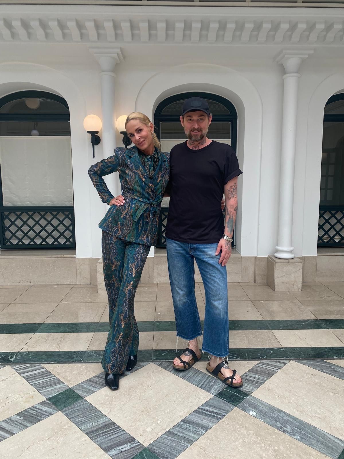 Onka Takats lief bei der Show von Marcel Ostertag in Berlin