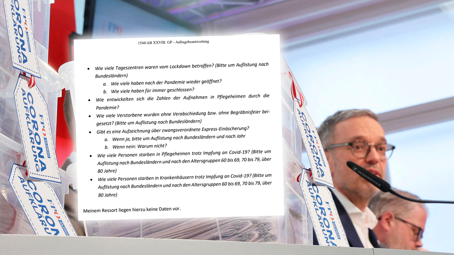 Zu den Todefällen in Pflegeheimen gibt es keine Auskunft.