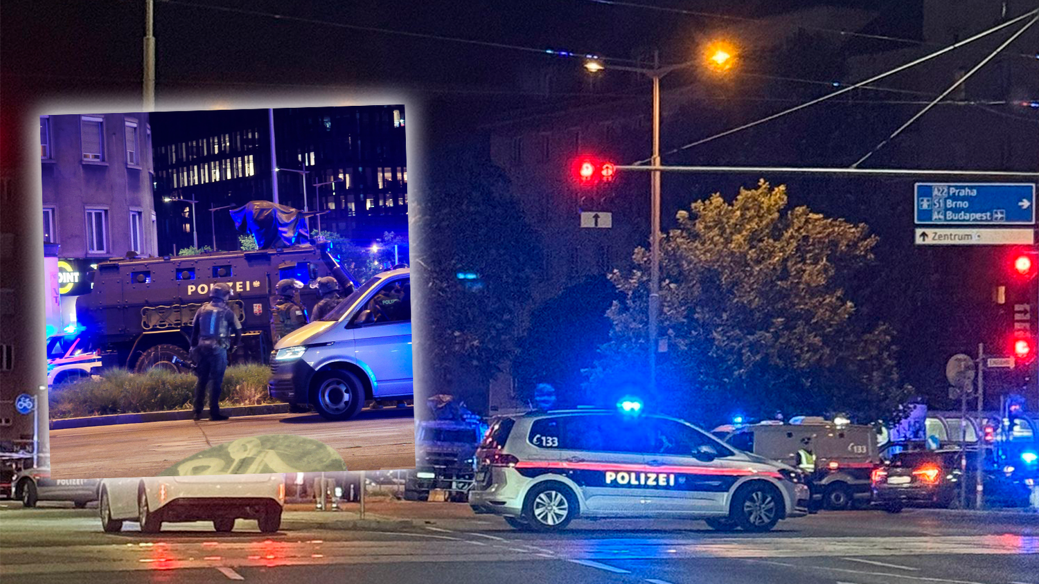 Der Bereich wurde großräumig abgesperrt.