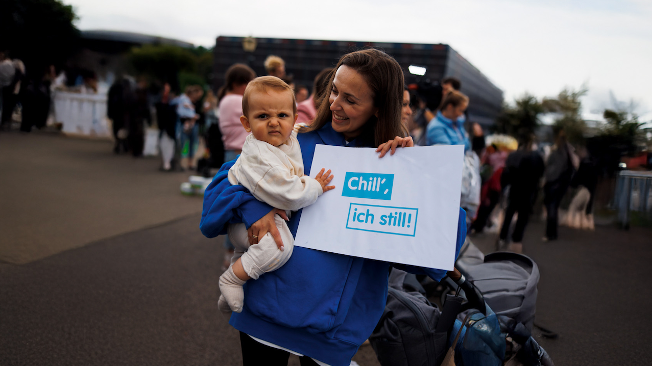 Am Wiener Heldenplatz findet die Still-Stand-Veranstaltung statt.