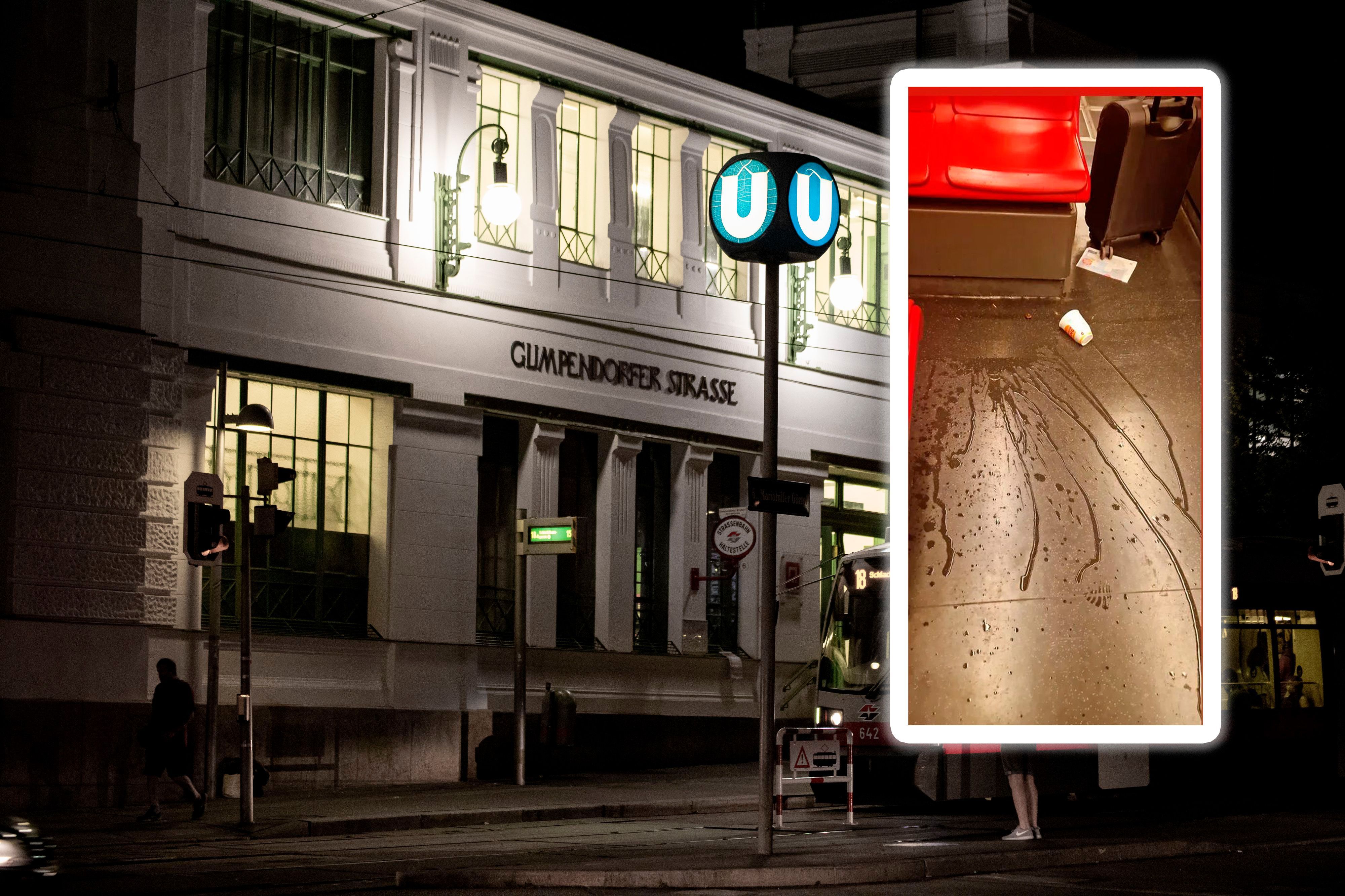 Von einem mit Fäkalien gefüllten Becher getroffen: Offenbar soll es mehrere Opfer geben.