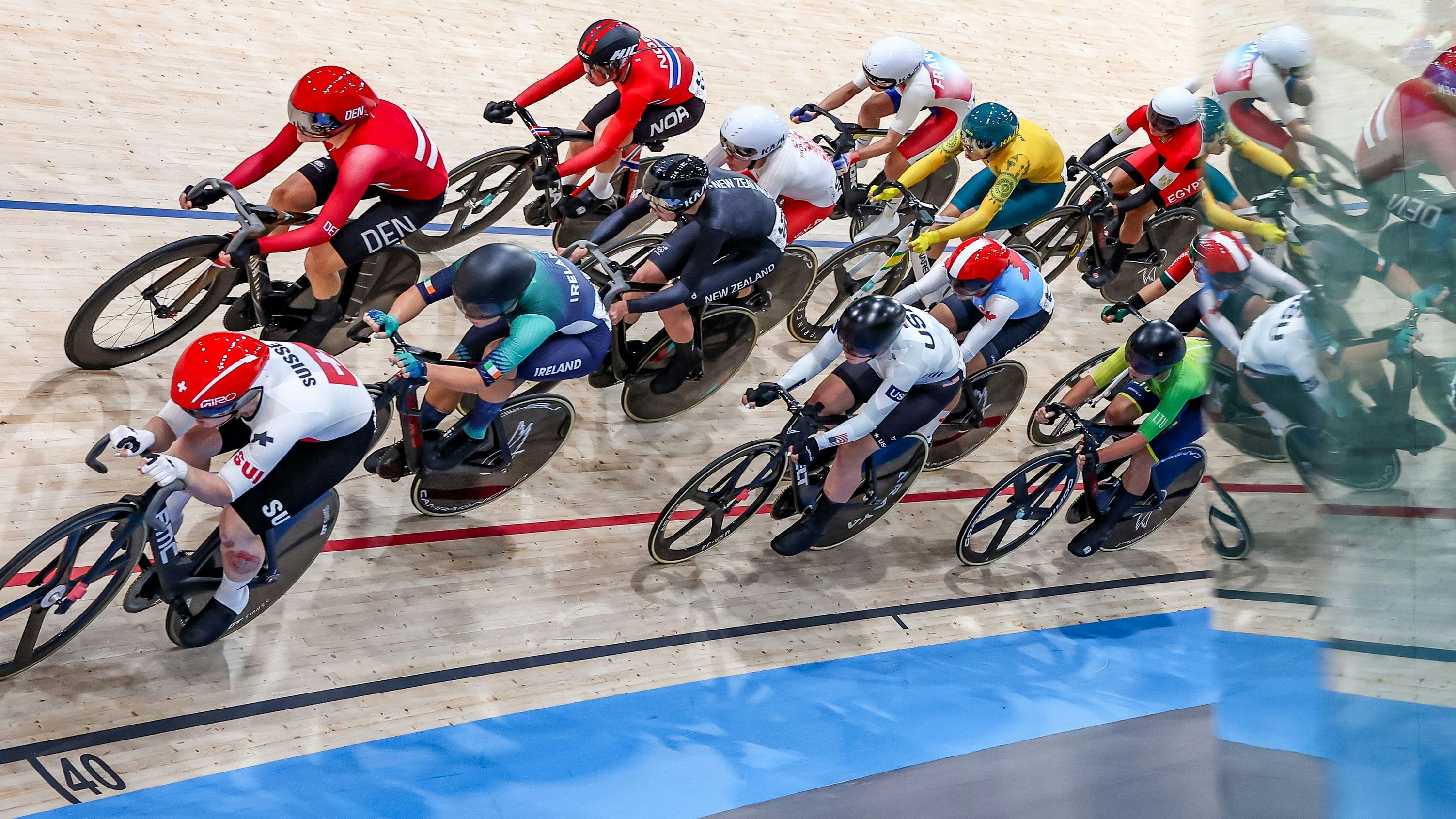Das Unglück geschah bei einem Bahnrad-Rennen. (Symbolfoto)