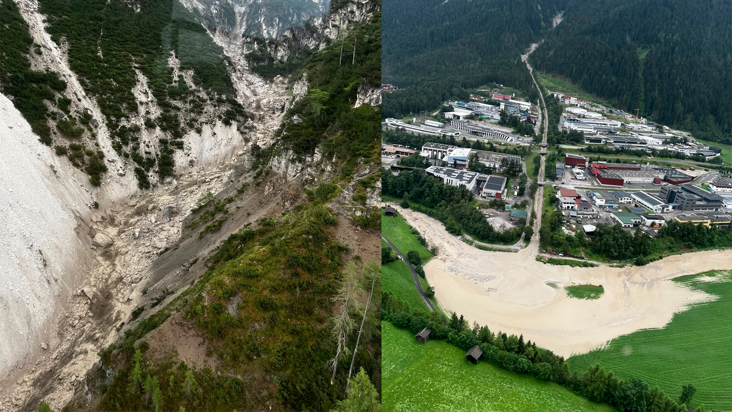 Heute.at - Hagel-Unwetter: Sturzflut reißt mehrere Brücken mit