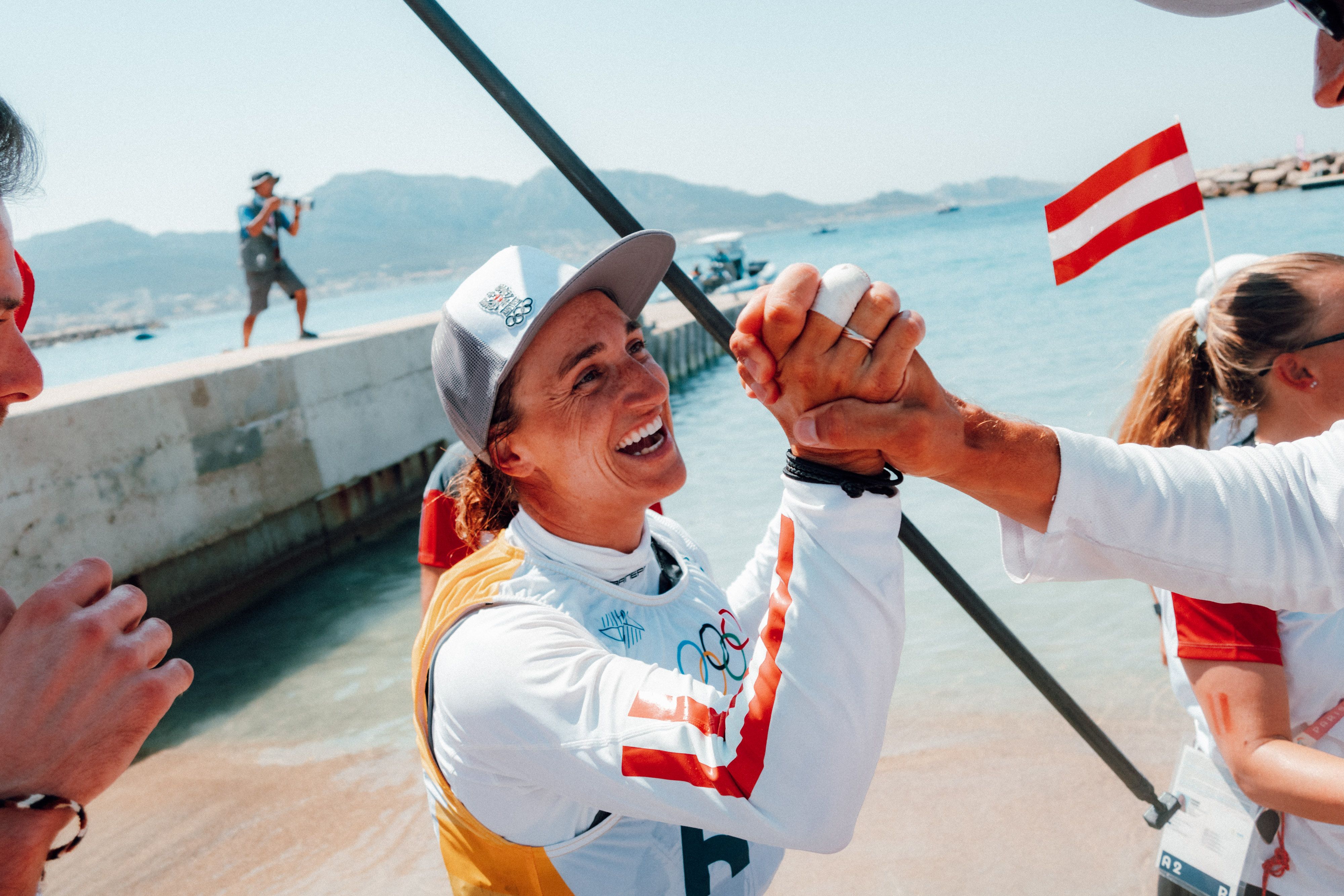 Lara Vadlau jubelte im Sommer über Olympia-Gold im Segeln.