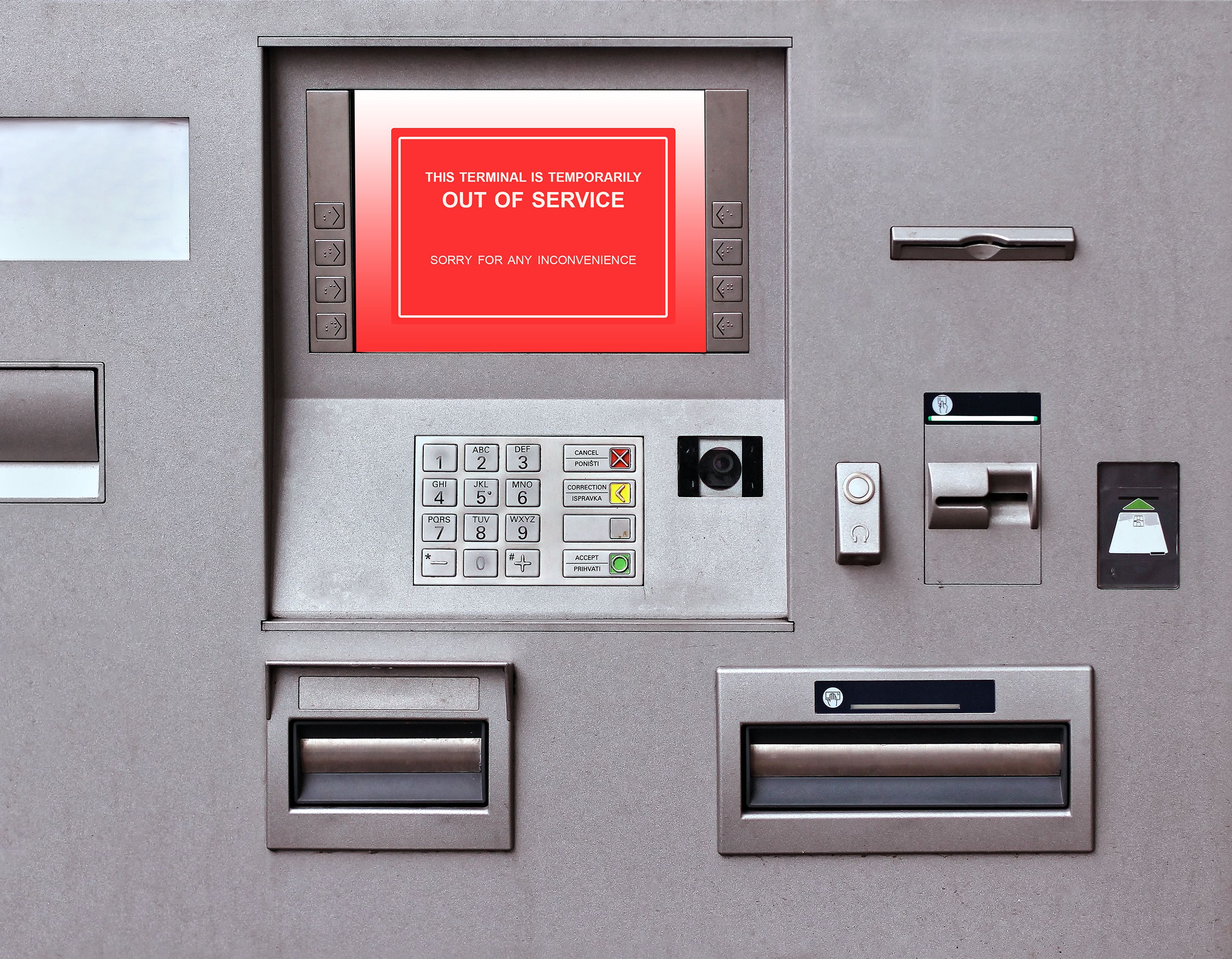 Bankomaten am Land sind eine Seltenheit.