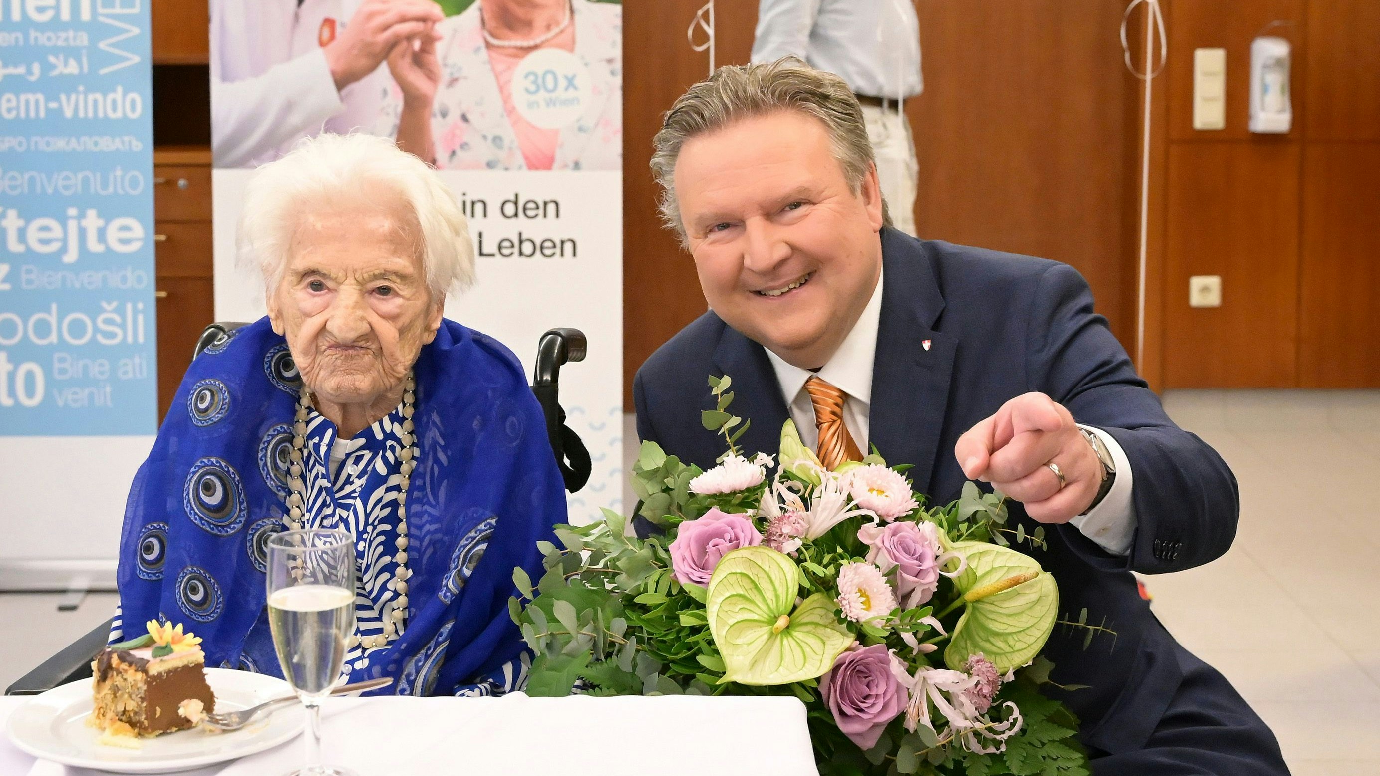 Heute.at - Bürgermeister gratuliert – Älteste Wienerin wird 110