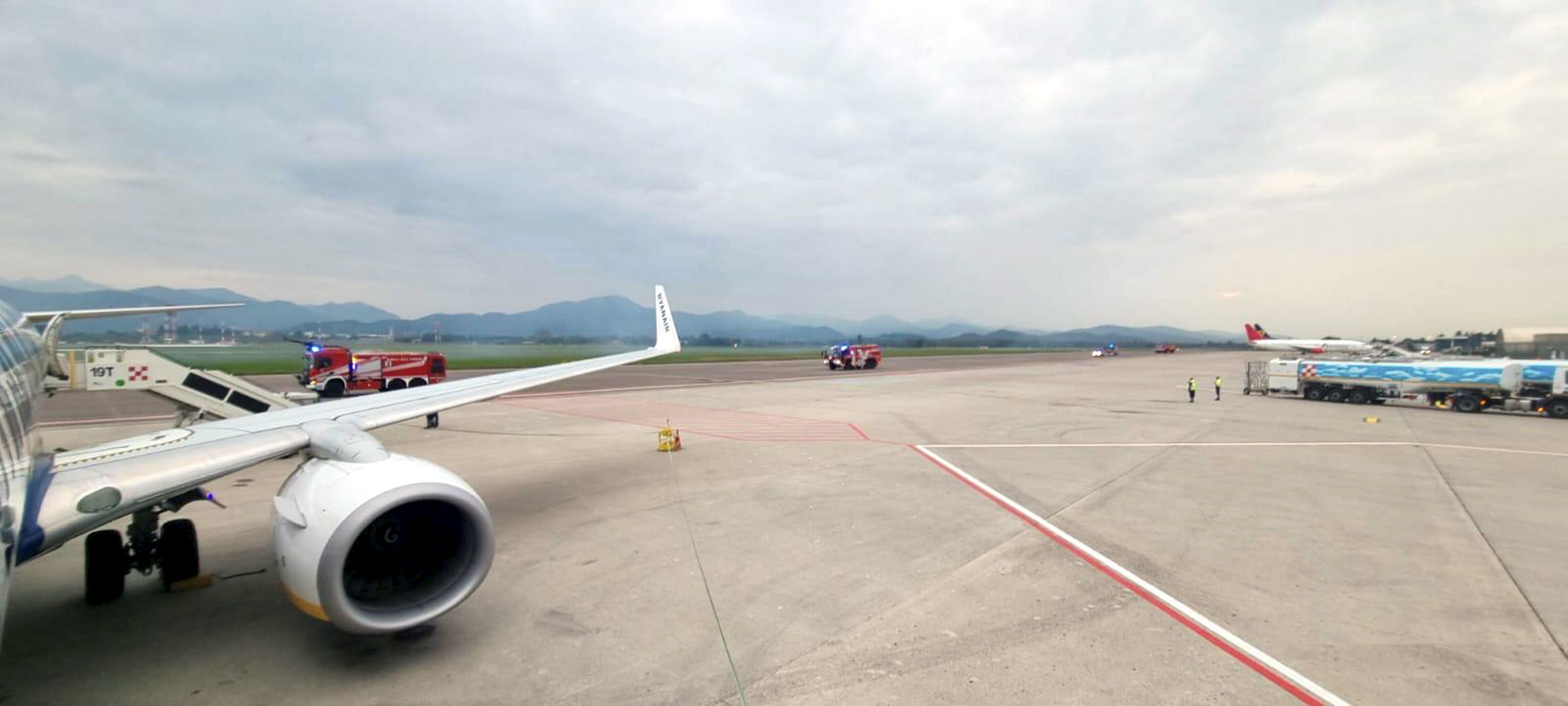 Aufgrund eines Vorfalls auf der Rollbahn ist der Flughafen von Bergamo aktuell geschlossen. Archivbild. 