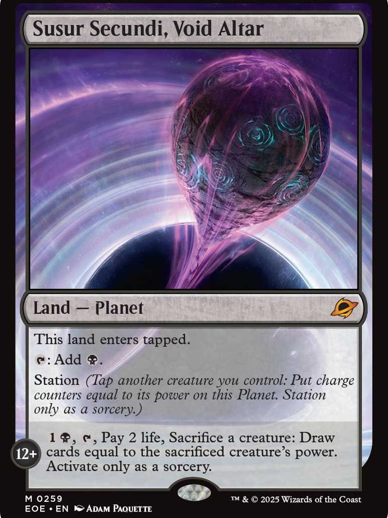 Der neue Land-Subtyp Planet hat auch die Fähigkeit Stationieren, wird jedoch nicht zu einer Kreatur.