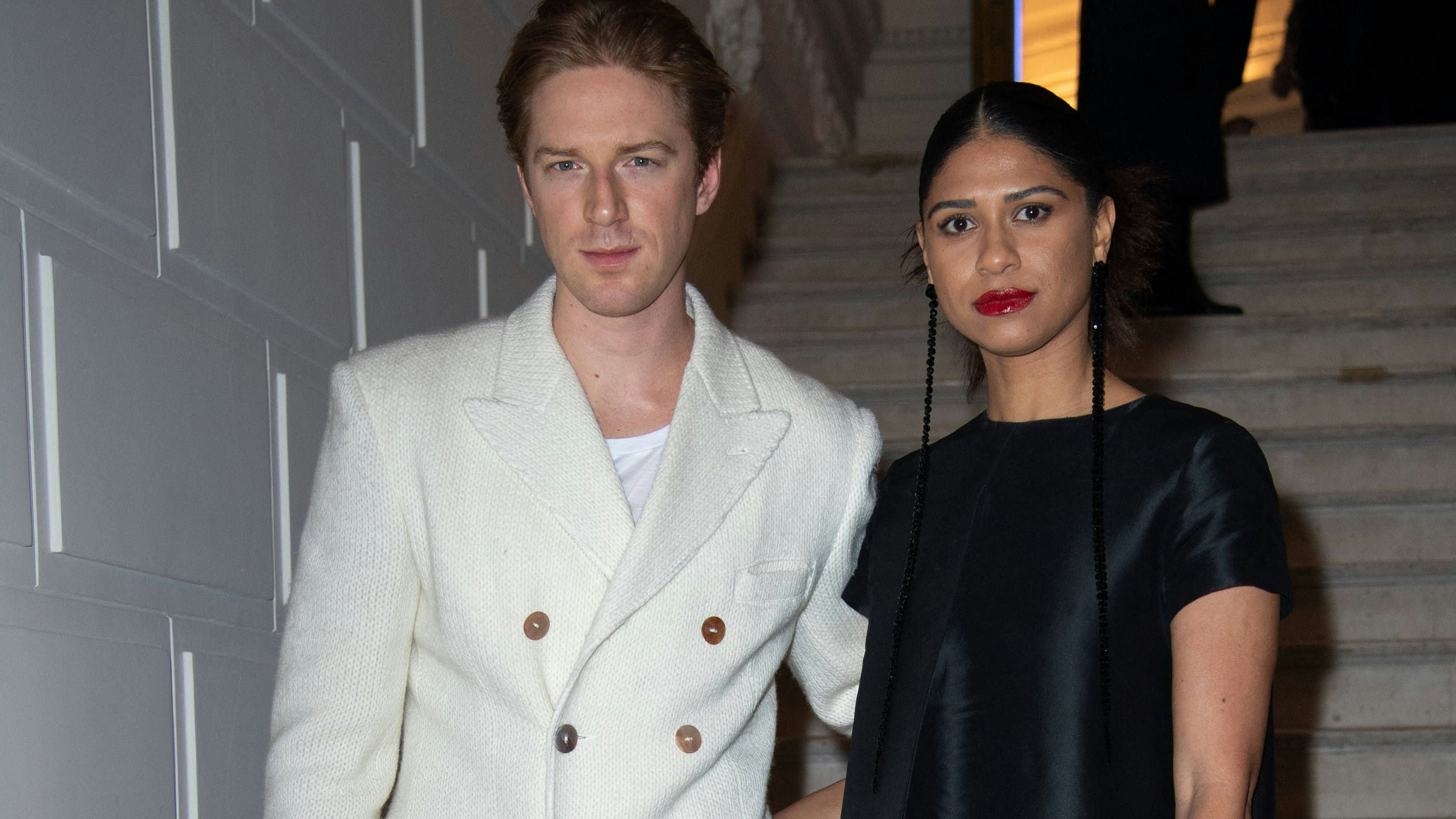 PFW Jean-Paul Gaultier Front Row Race Imboden and Ysaora Thibus attending the Jean-Paul Gaultier Haute Couture Spring/Summer 2024 show as part of Paris Fashion Week in Paris, France on January 24, 2024. Photo by Aurore Marechal/ABACAPRESS.COM Paris France PUBLICATIONxNOTxINxFRAxESPxUKxUSAxBELxPOL Copyright: xMarechalxAurore/ABACAx