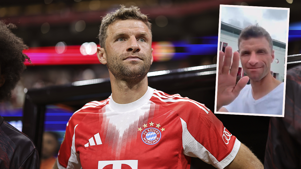 Fußball-Star Thomas Müller nimmt Abschied von den Bayern. 