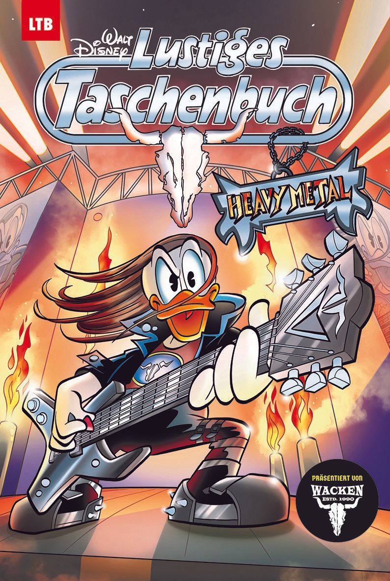 <strong>Donald Duck</strong> tauscht Matrosenmütze gegen E-Gitarre.