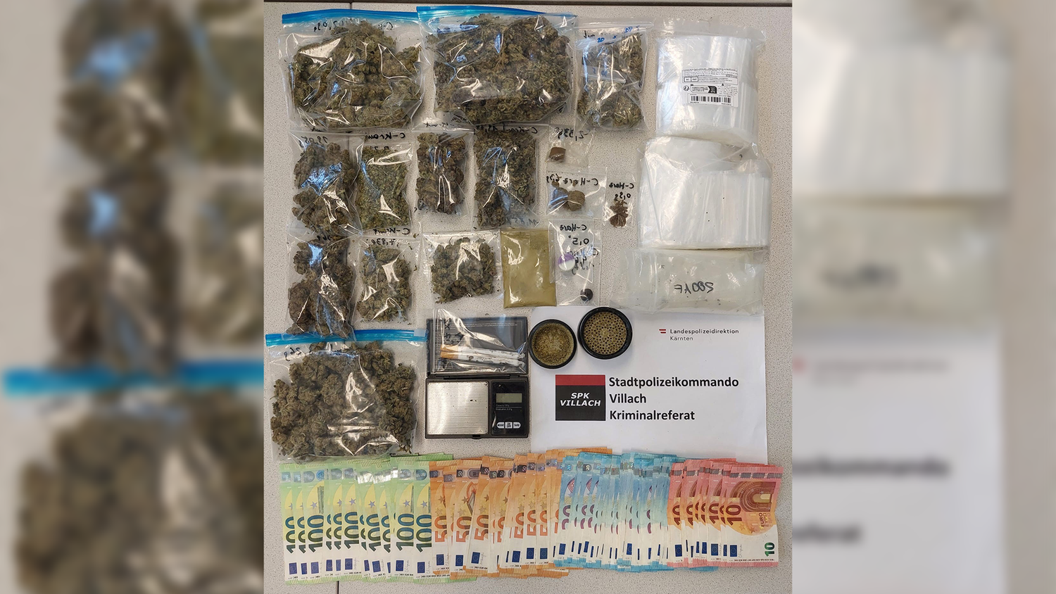 Das konnte die Polizei im Wohnhaus finden.