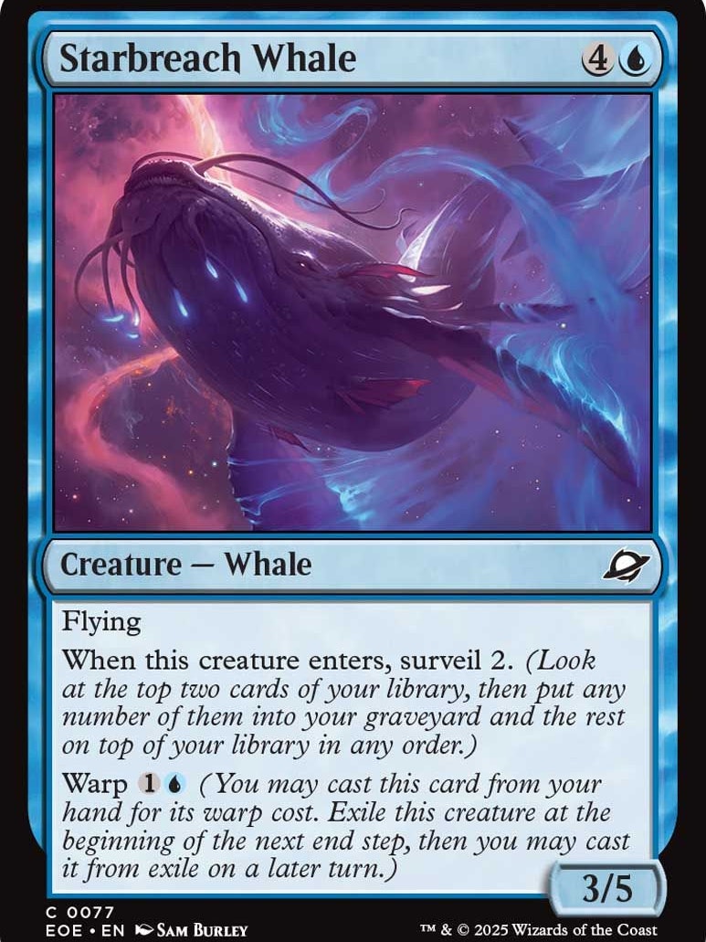 Dieser Weltraum-Wal ist warp-fähig.