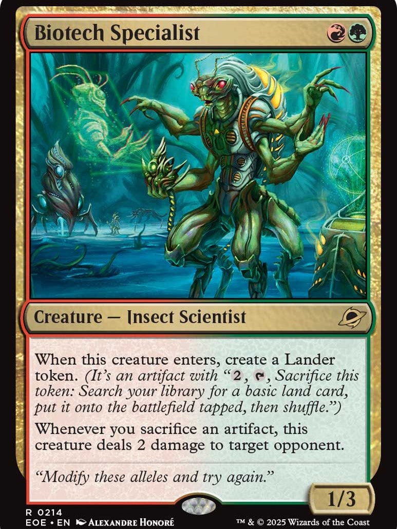 Zahlreiche Karten lassen dich die neuen "Lander"-Spielsteine kreieren.