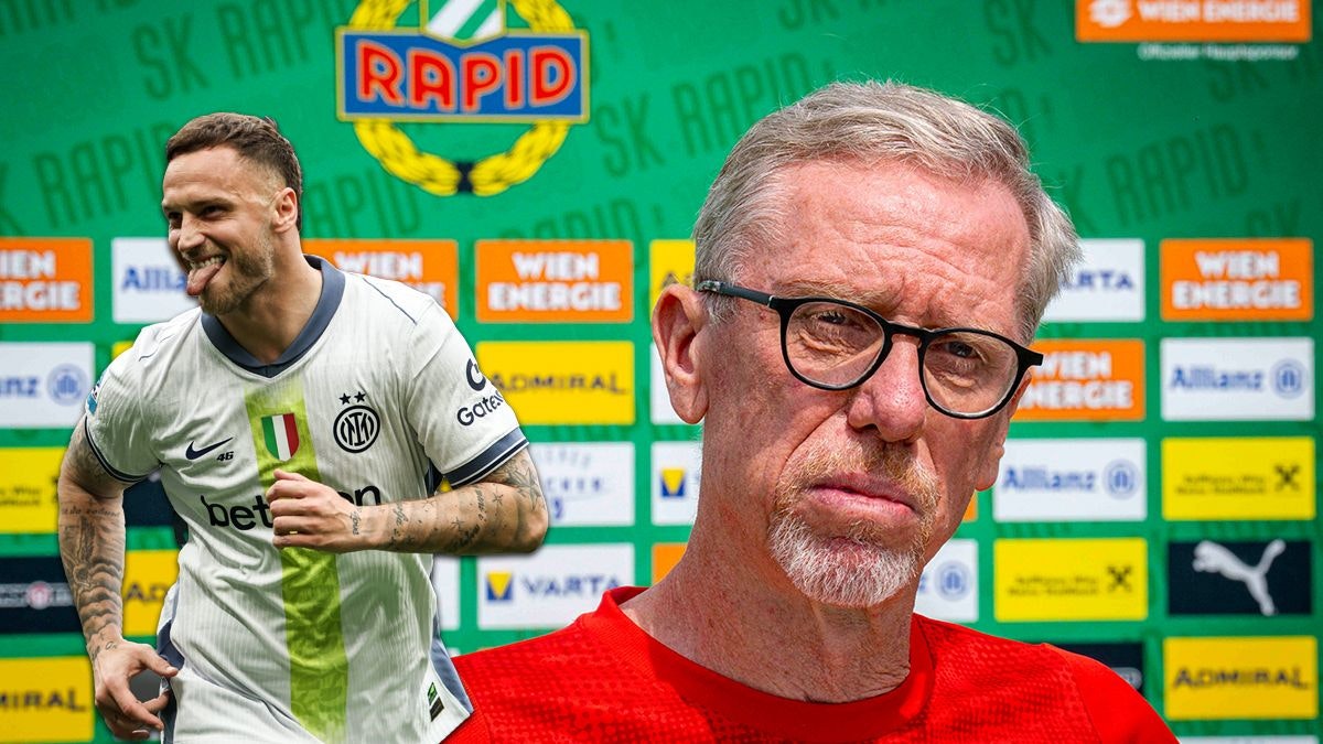 Heute.at - Rapid-Coach Stöger: Rechne nicht mehr mit Arnautovic