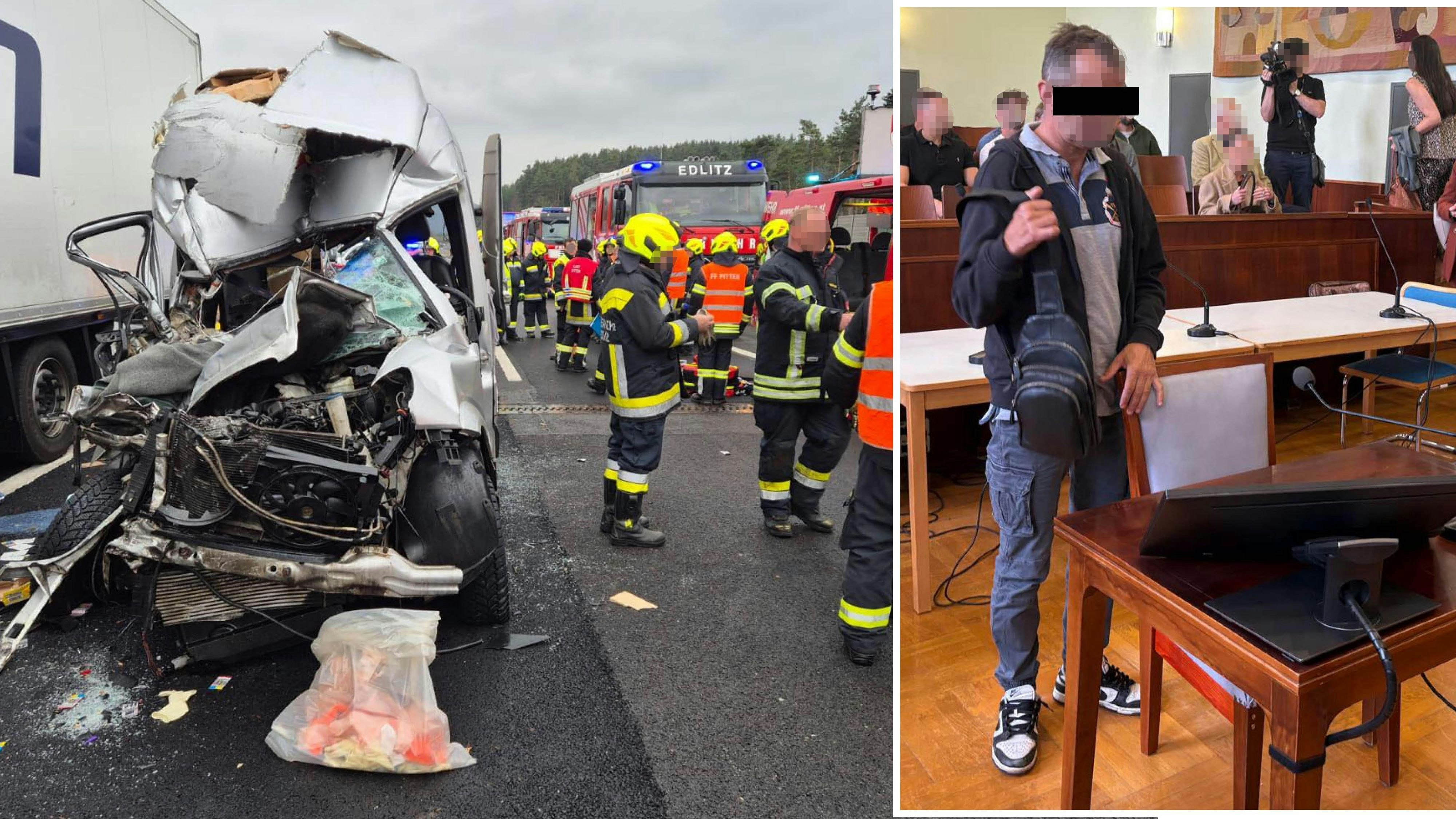 Heute.at - 5 tote Frauen bei Crash: Wache mit diesen Bildern auf