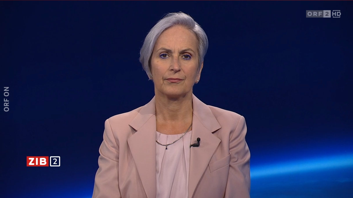 Justizministerin Anna Sporrer (SPÖ) am späten Mittwochabend in der 