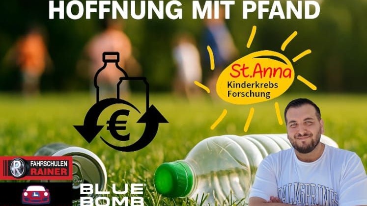 Top-Influencer sagt Krebs mit Pfand-Aktion den Kampf an.