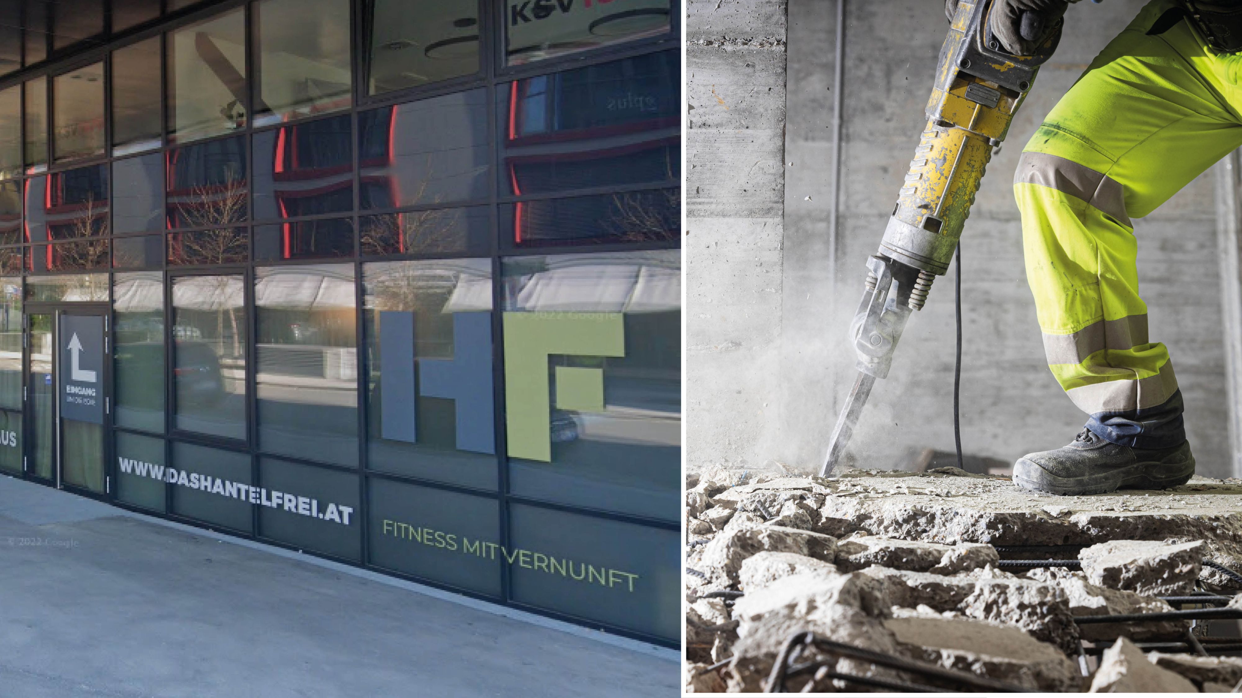 Die Bauwirtschaft erlebt nach wie vor turbulente Zeiten. (Symbolbild) Links im Bild: KSV-Büro in Linz