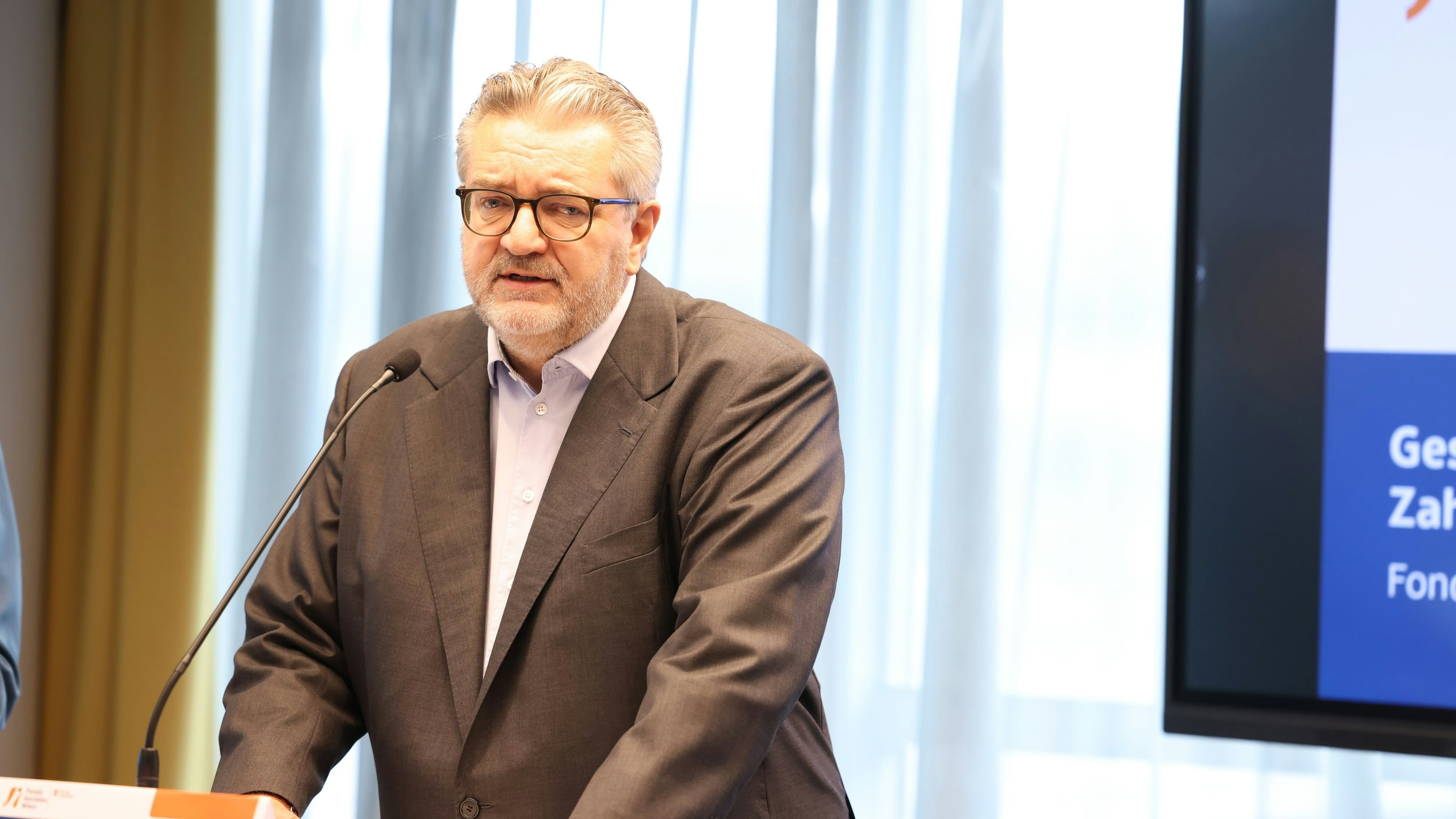 Gesundheits- und Sozialstadtrat Peter Hacker (SP) zog Bilanz.