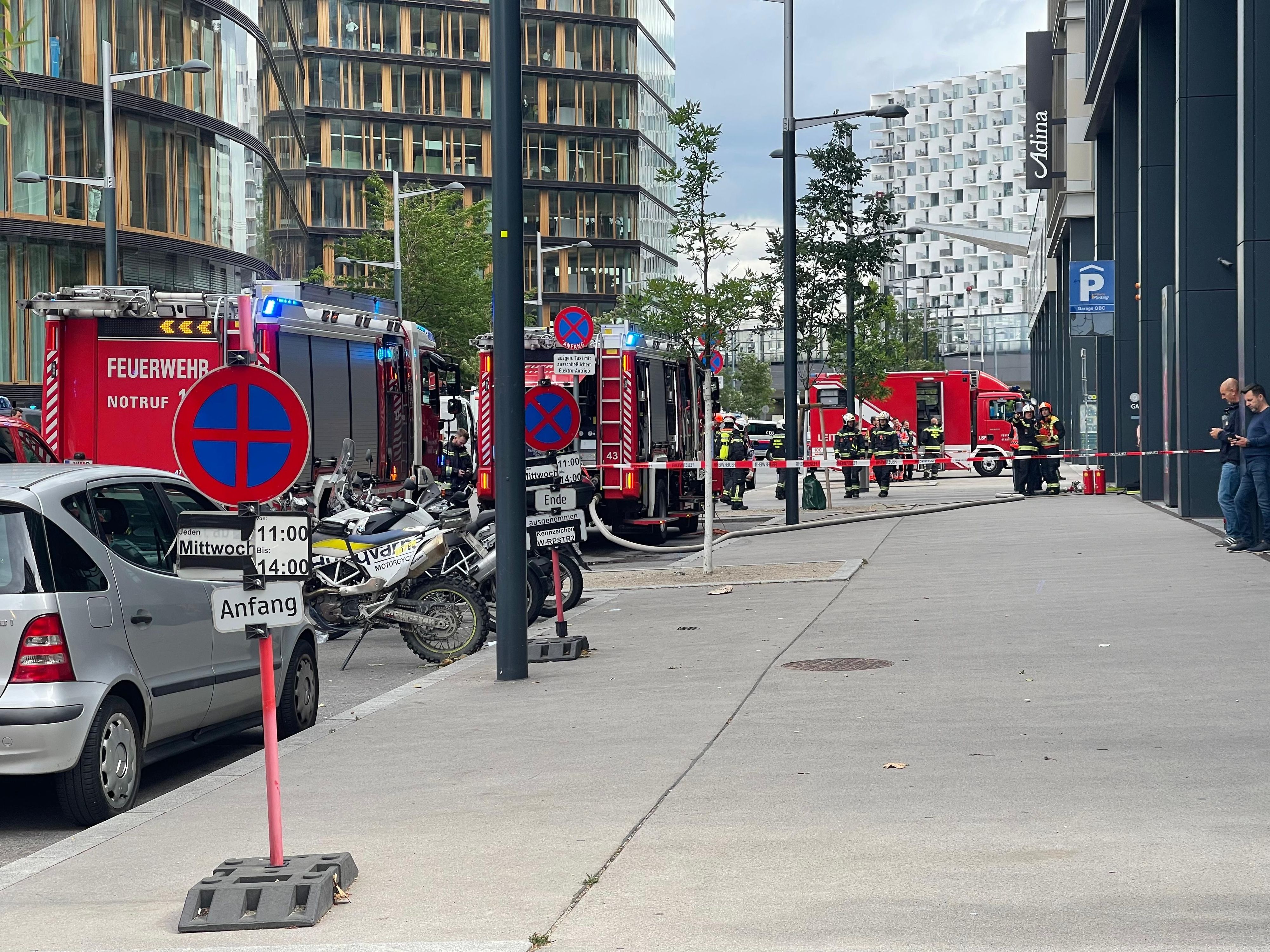 Großeinsatz für die Berufsfeuerwehr in Wien-Favoriten