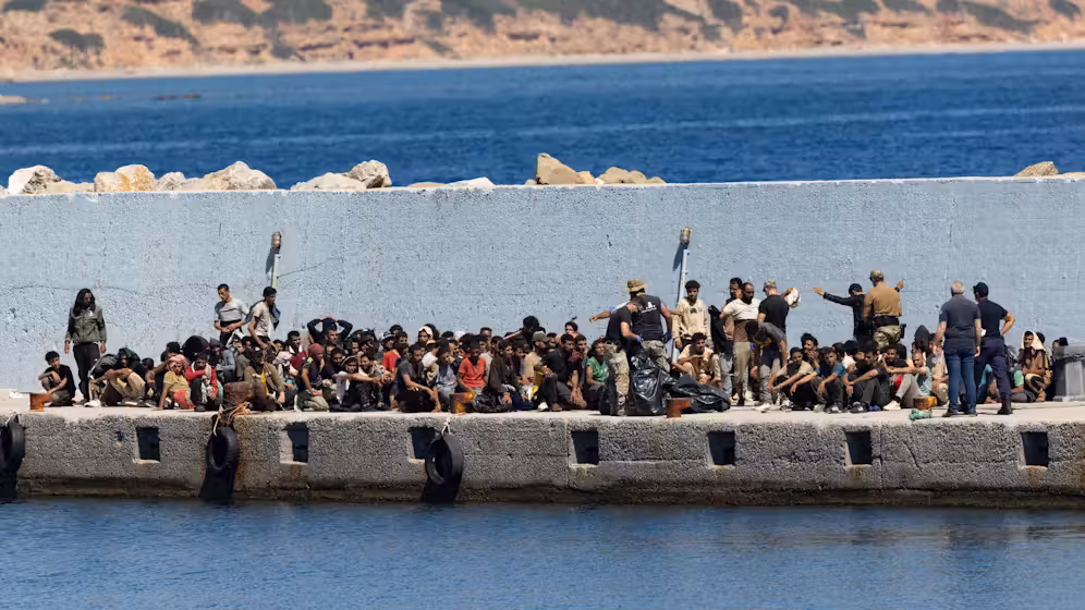 Auf Kreta sind zahlreiche Menschen aus Libyen angekommen.