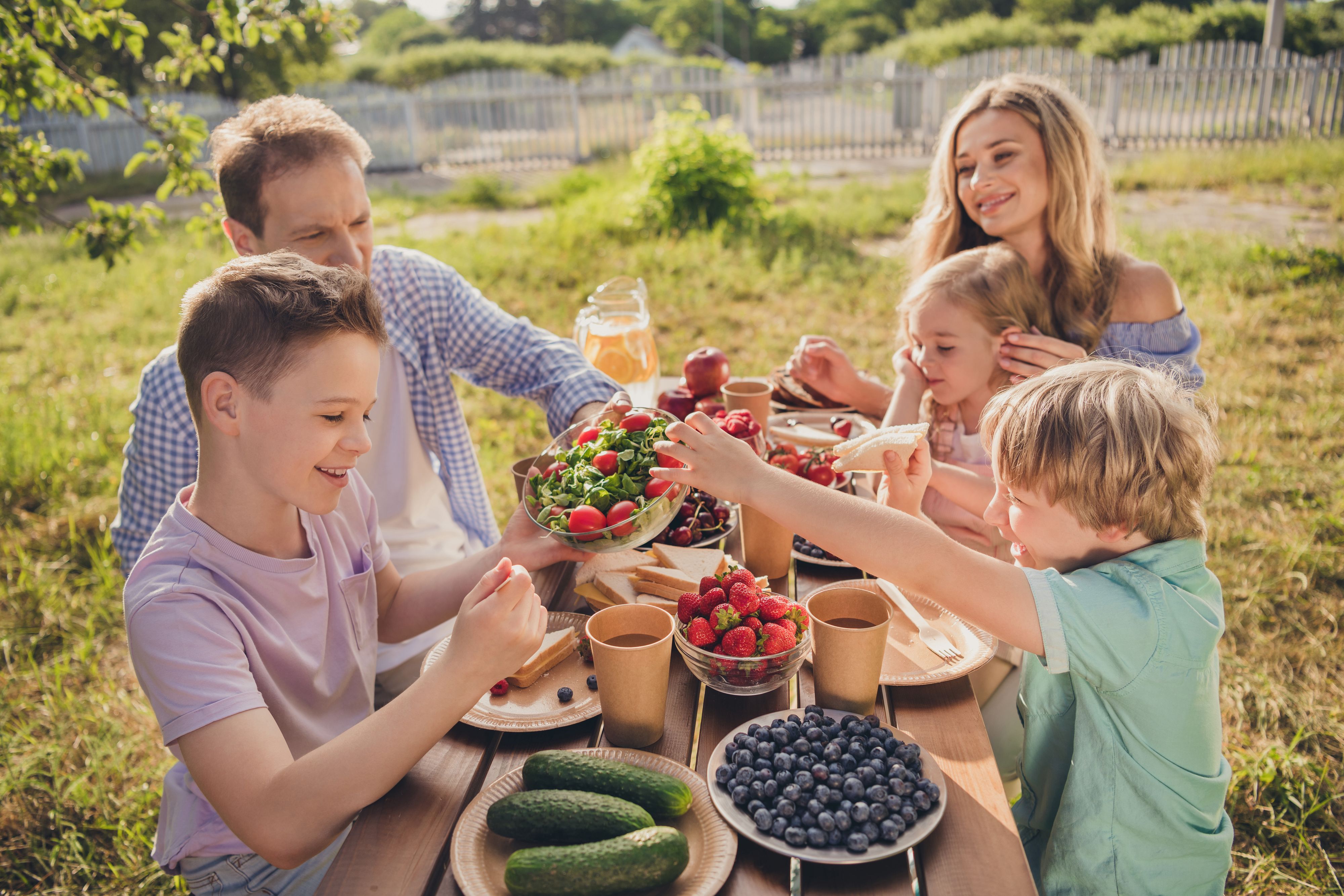 Sommerpicknick mit der Familie? Dank Gurkerl brauchst du nur online zu bestellen und nur 3 Stunden später stehen frische Produkte vor deiner Tür - oder direkt im Grünen!