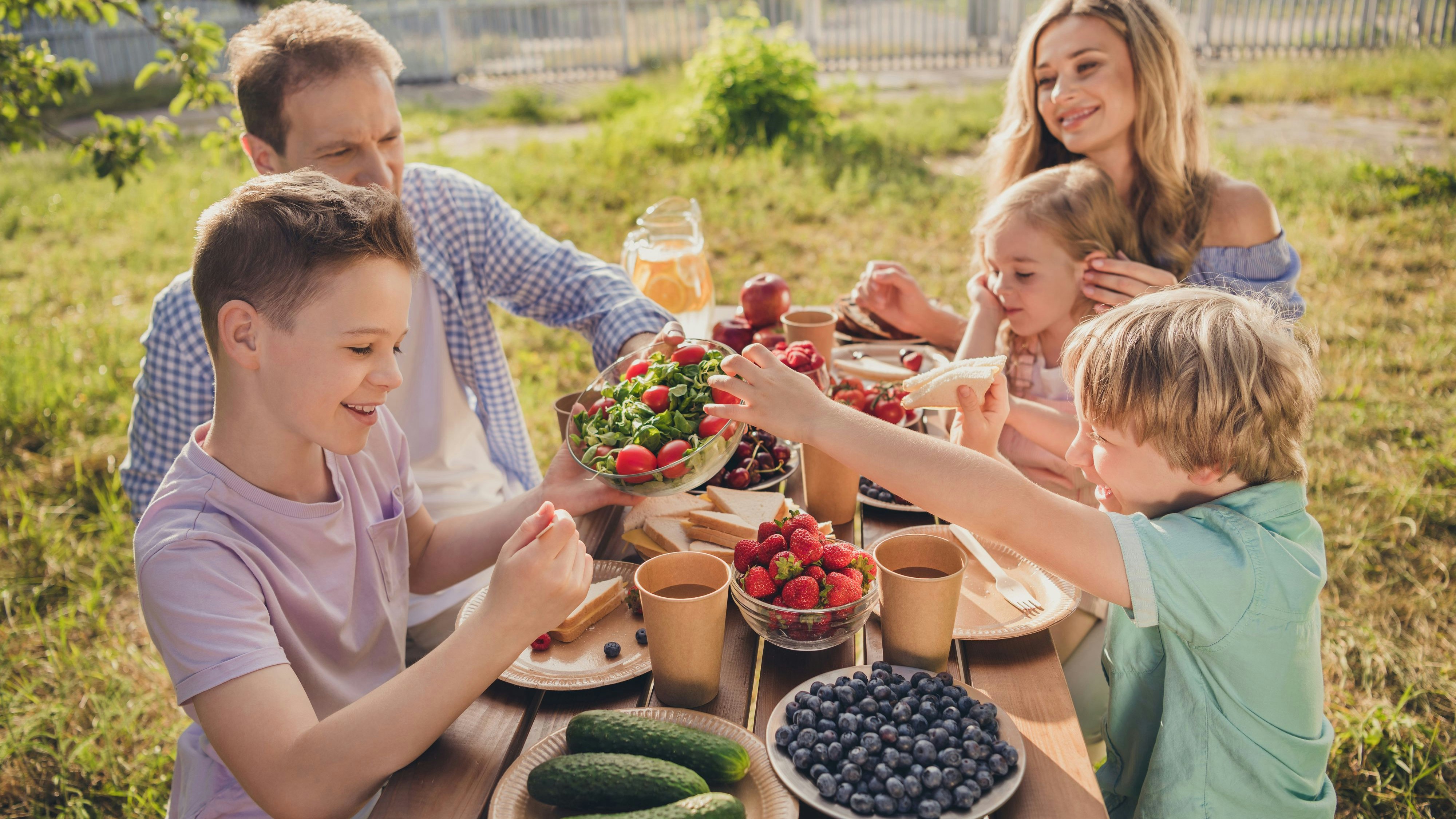 Sommerpicknick mit der Familie - Symbolbild für das Gurkerl-Gewinnspiel