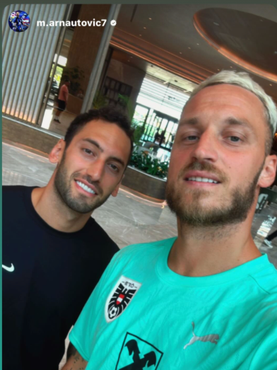 Marko Arnautovic und Hakan Calhanoglu.